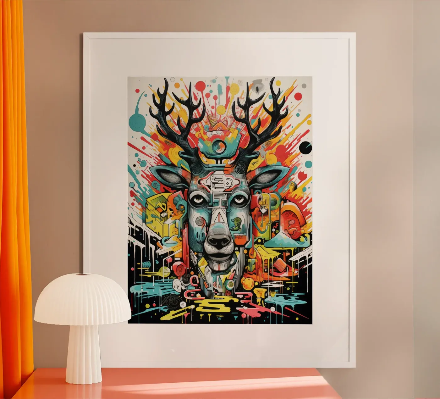 graffiti animals poster by Art Digital Visuel