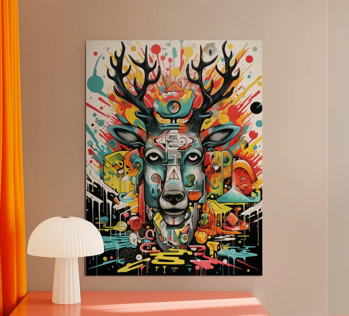 graffiti animals poster by Art Digital Visuel