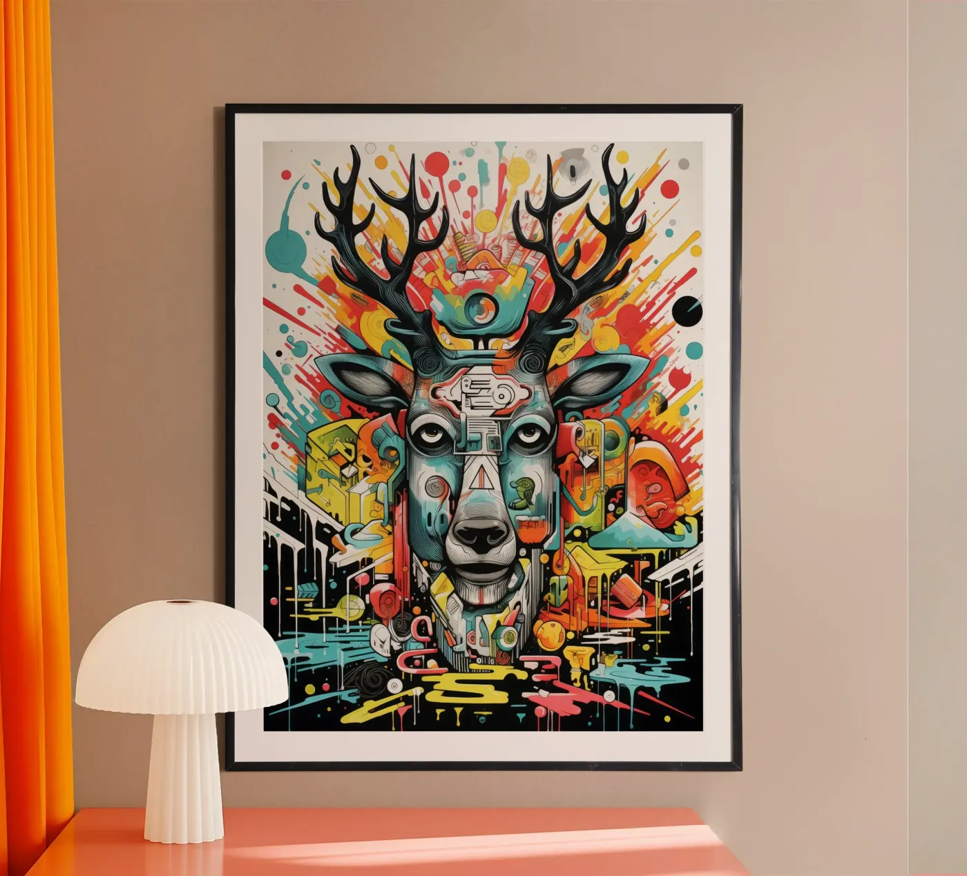 graffiti animals poster by Art Digital Visuel
