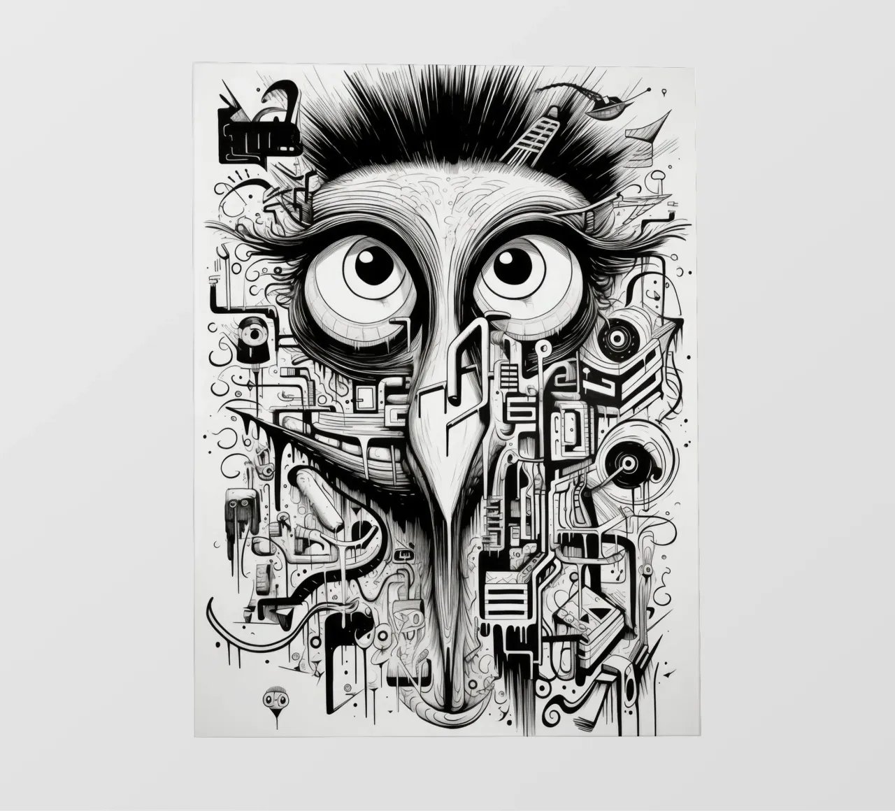 animali graffiti pellicola backlit da Art Digital Visuel