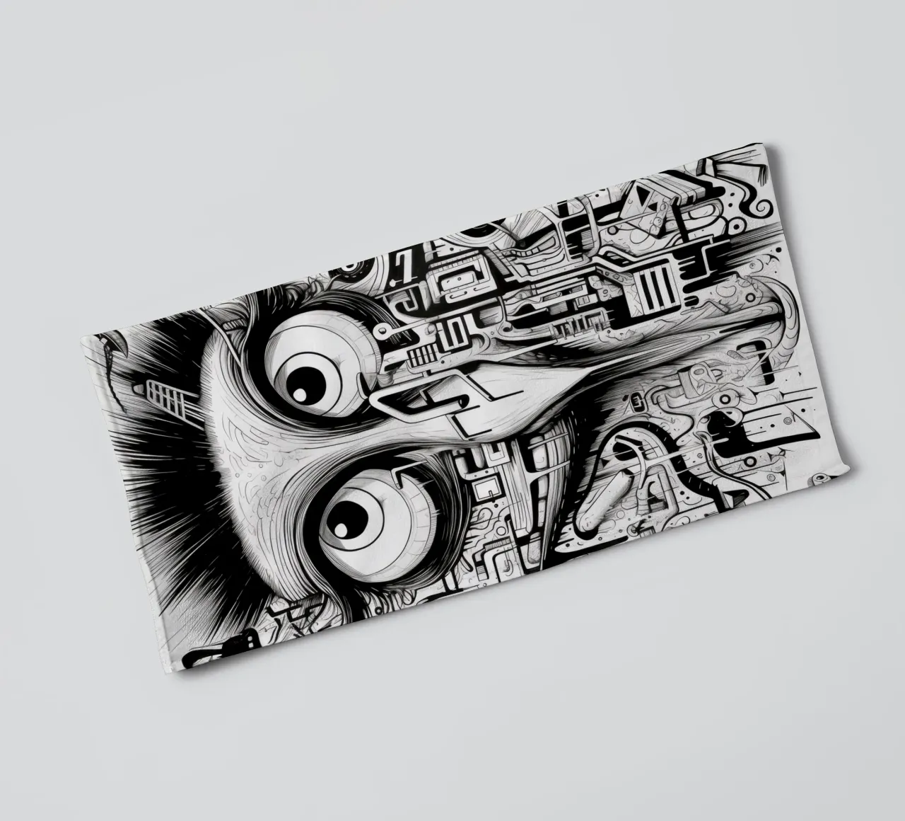 animali graffiti asciugamano da bagno da Art Digital Visuel