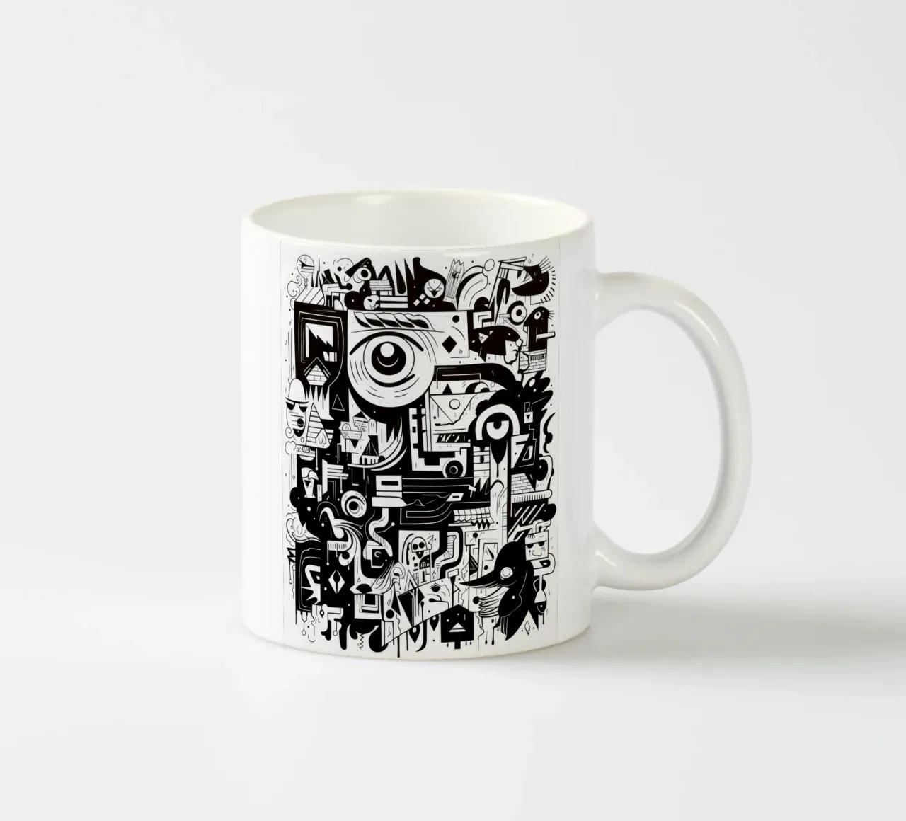 animali graffiti tazza in ceramica da Art Digital Visuel