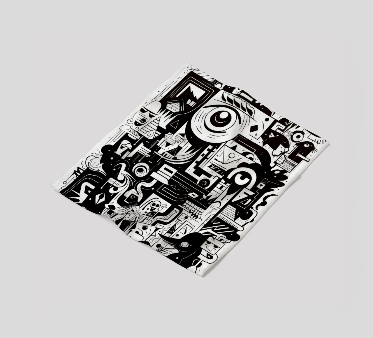 animali graffiti coperta in pile da Art Digital Visuel