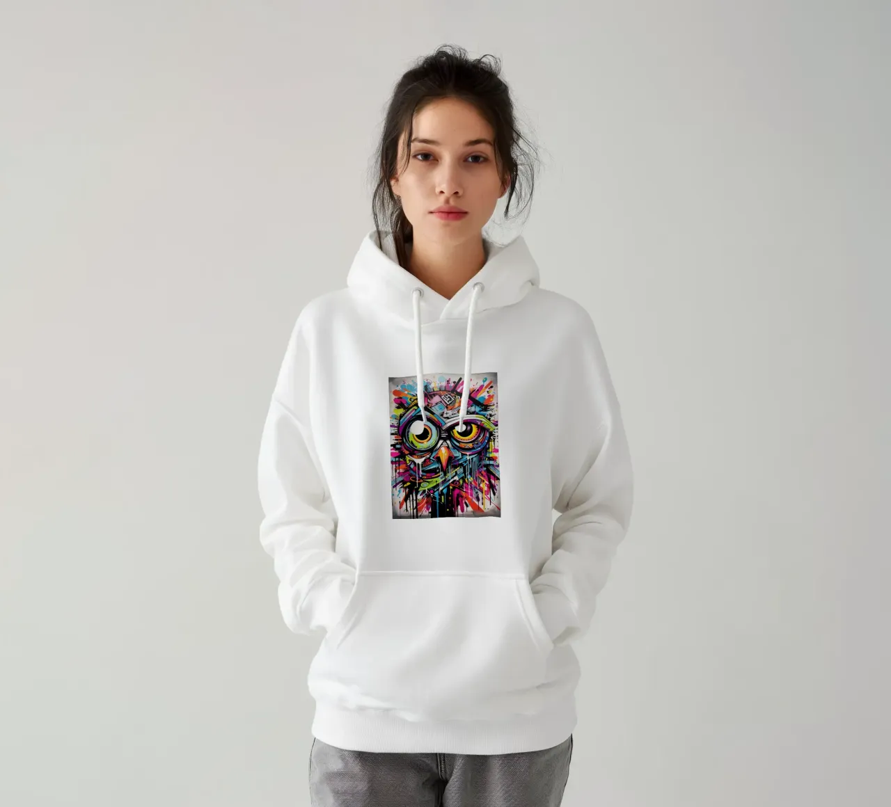 graffiti animals hoodie by Art Digital Visuel