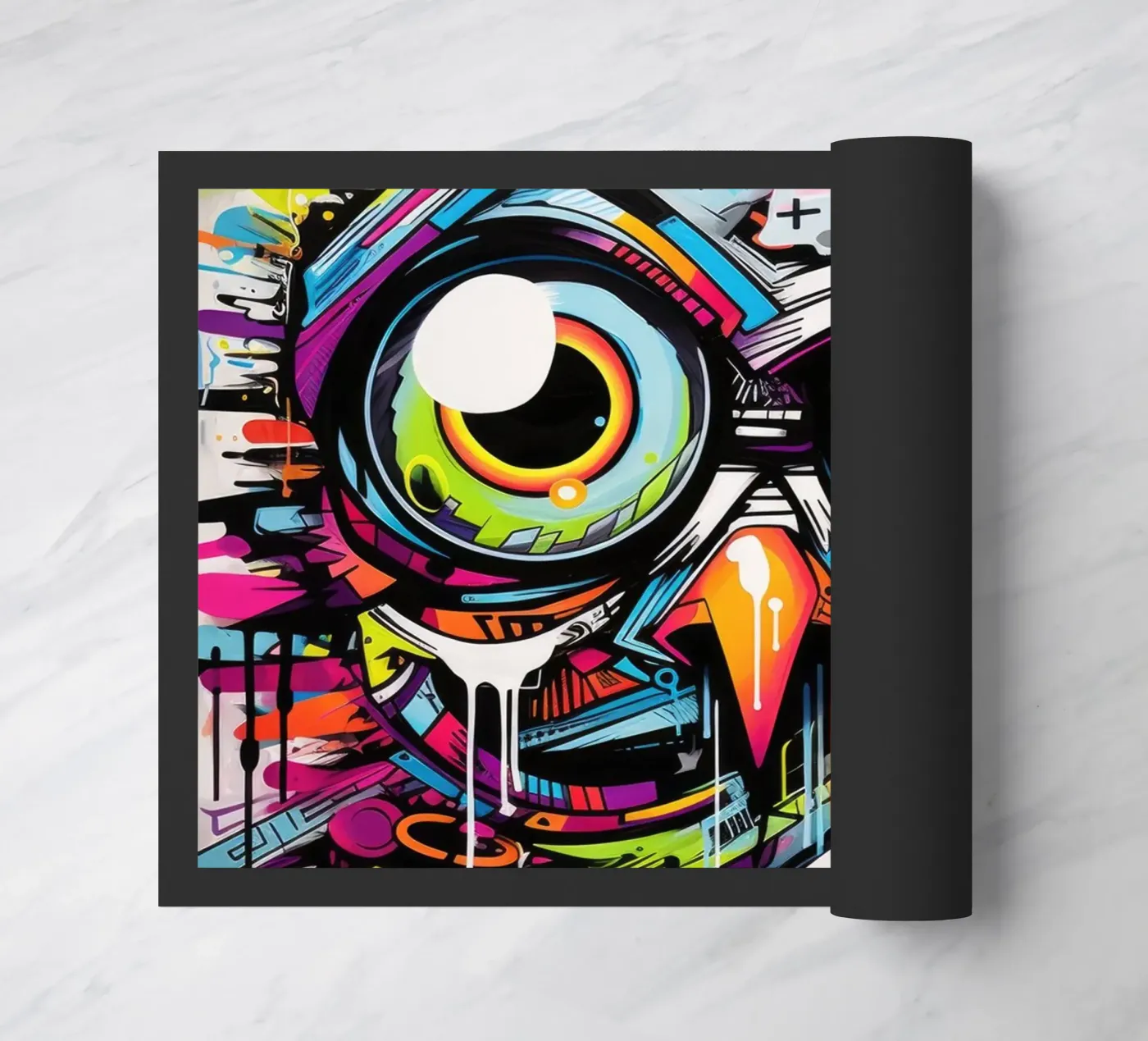 graffiti animals doormat by Art Digital Visuel