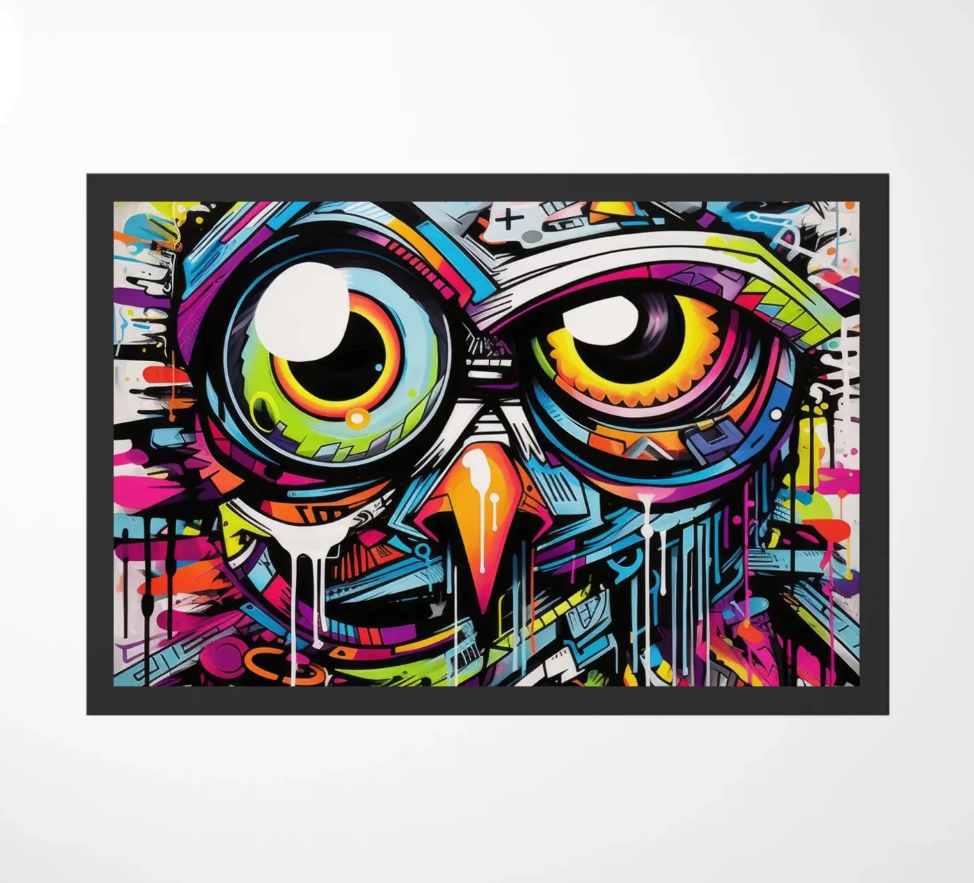 graffiti animals doormat by Art Digital Visuel