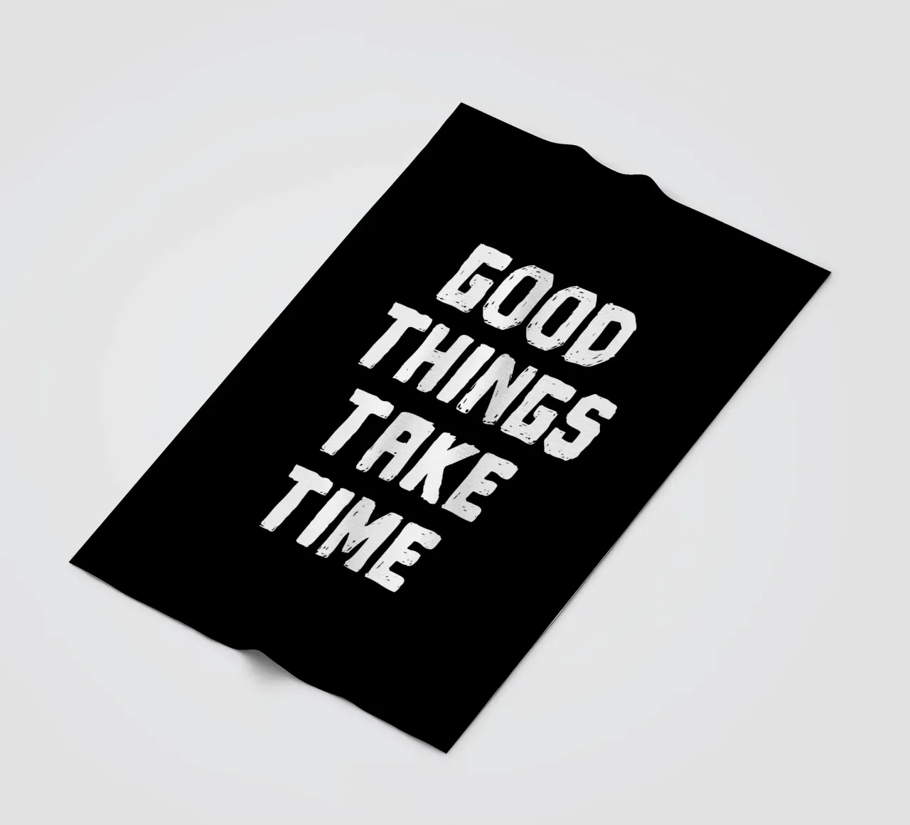 Good things take time coperta in pile da happieeagle