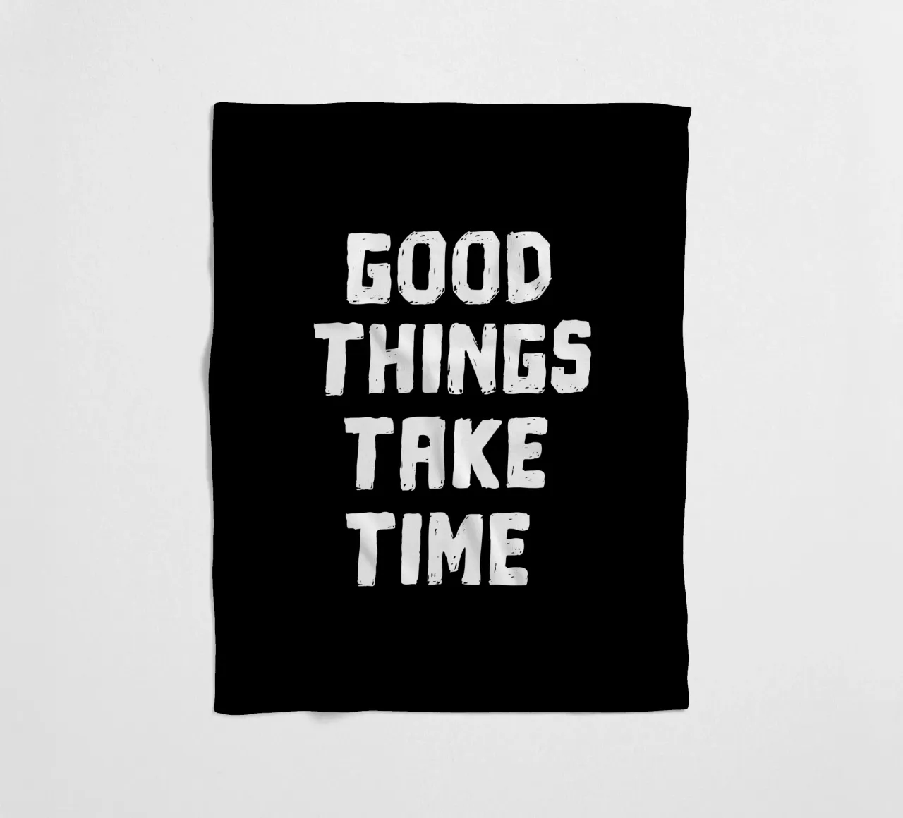 Good things take time coperta in pile da happieeagle