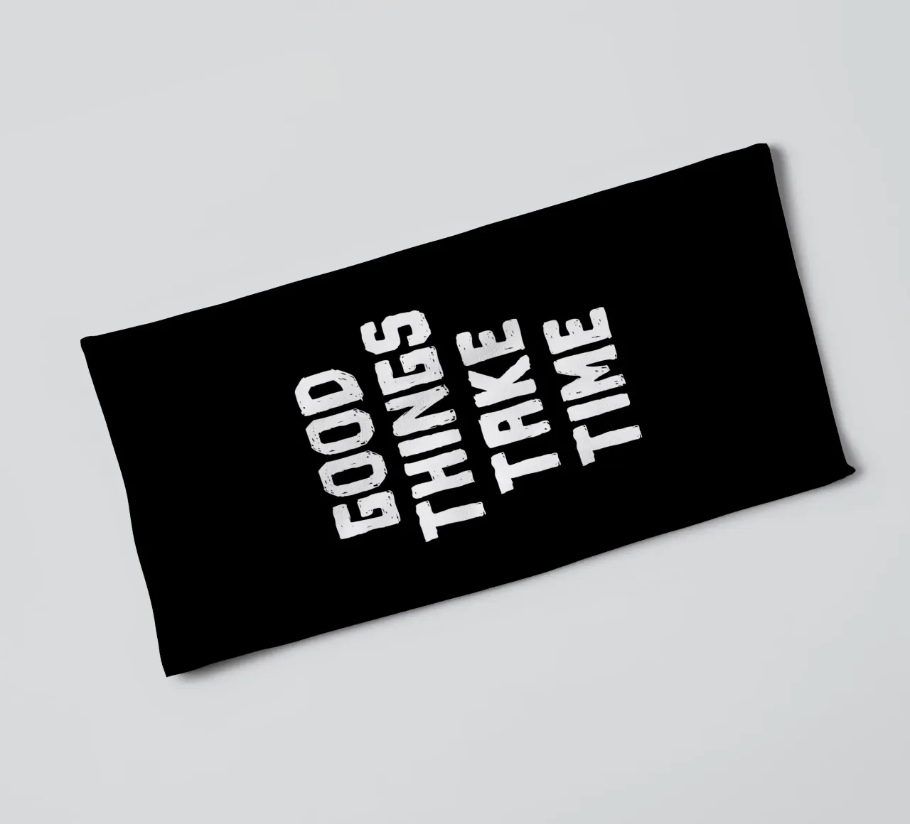 Good things take time asciugamano da bagno da happieeagle