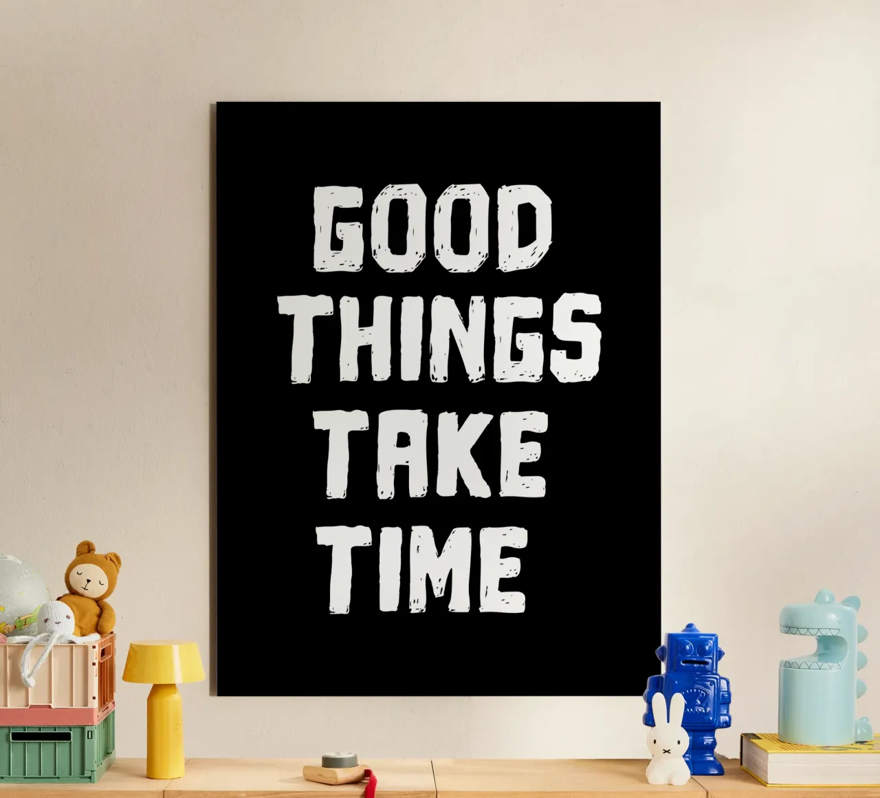 Good things take time alluminio dibond da happieeagle
