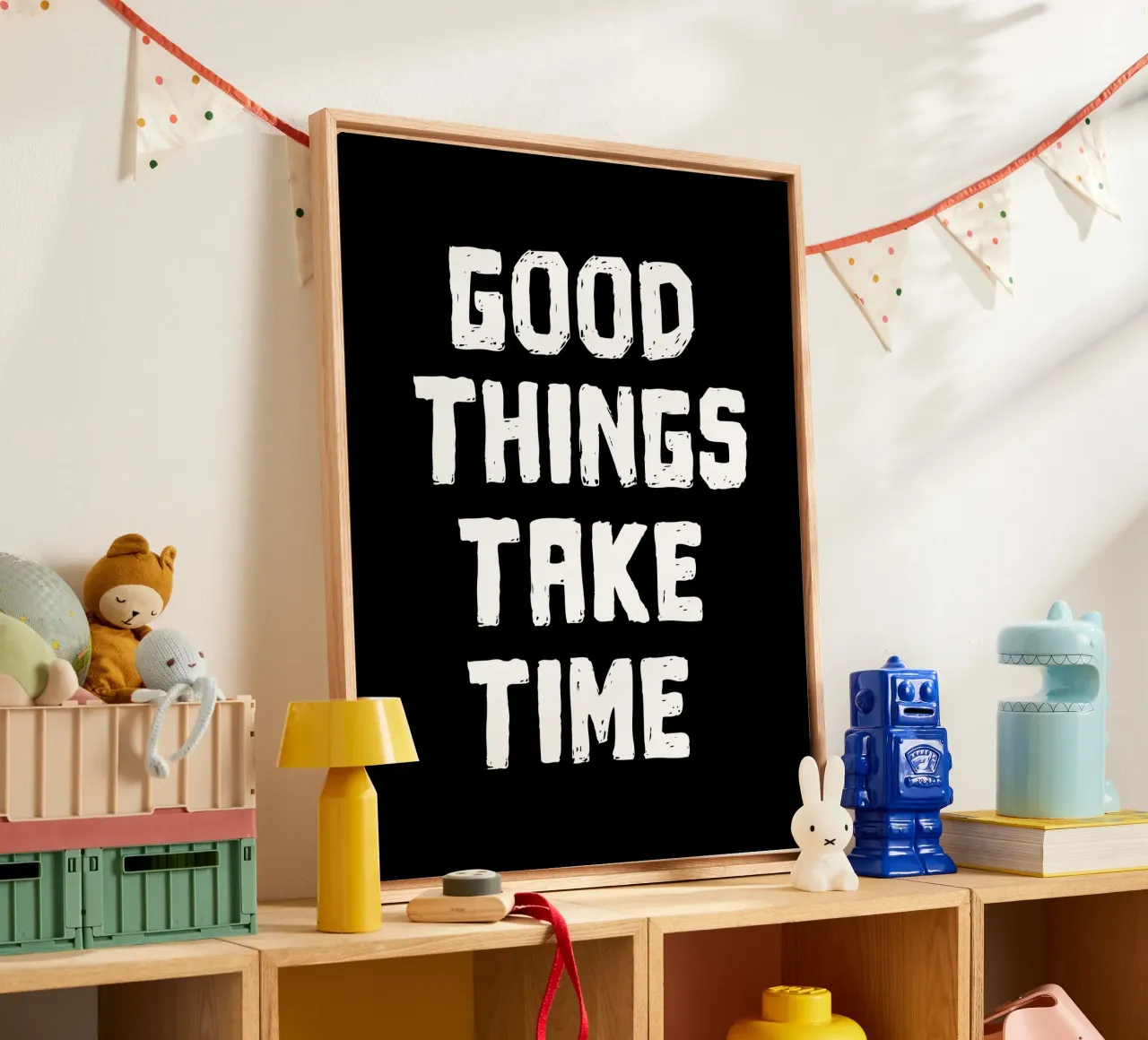 Good things take time tela da happieeagle