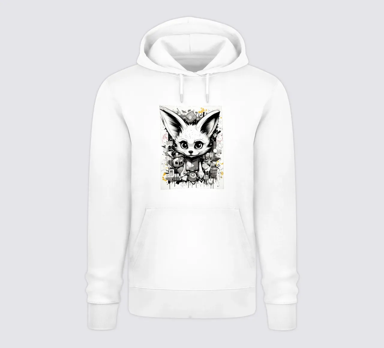 animali graffiti felpa con cappuccio da Art Digital Visuel