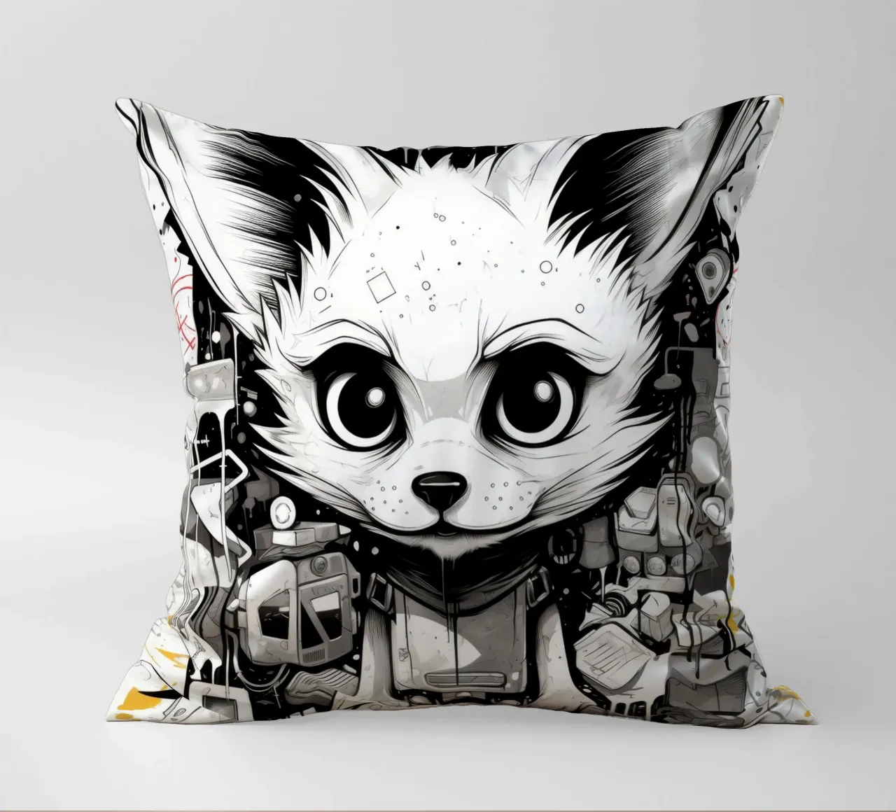 animali graffiti cuscino da Art Digital Visuel