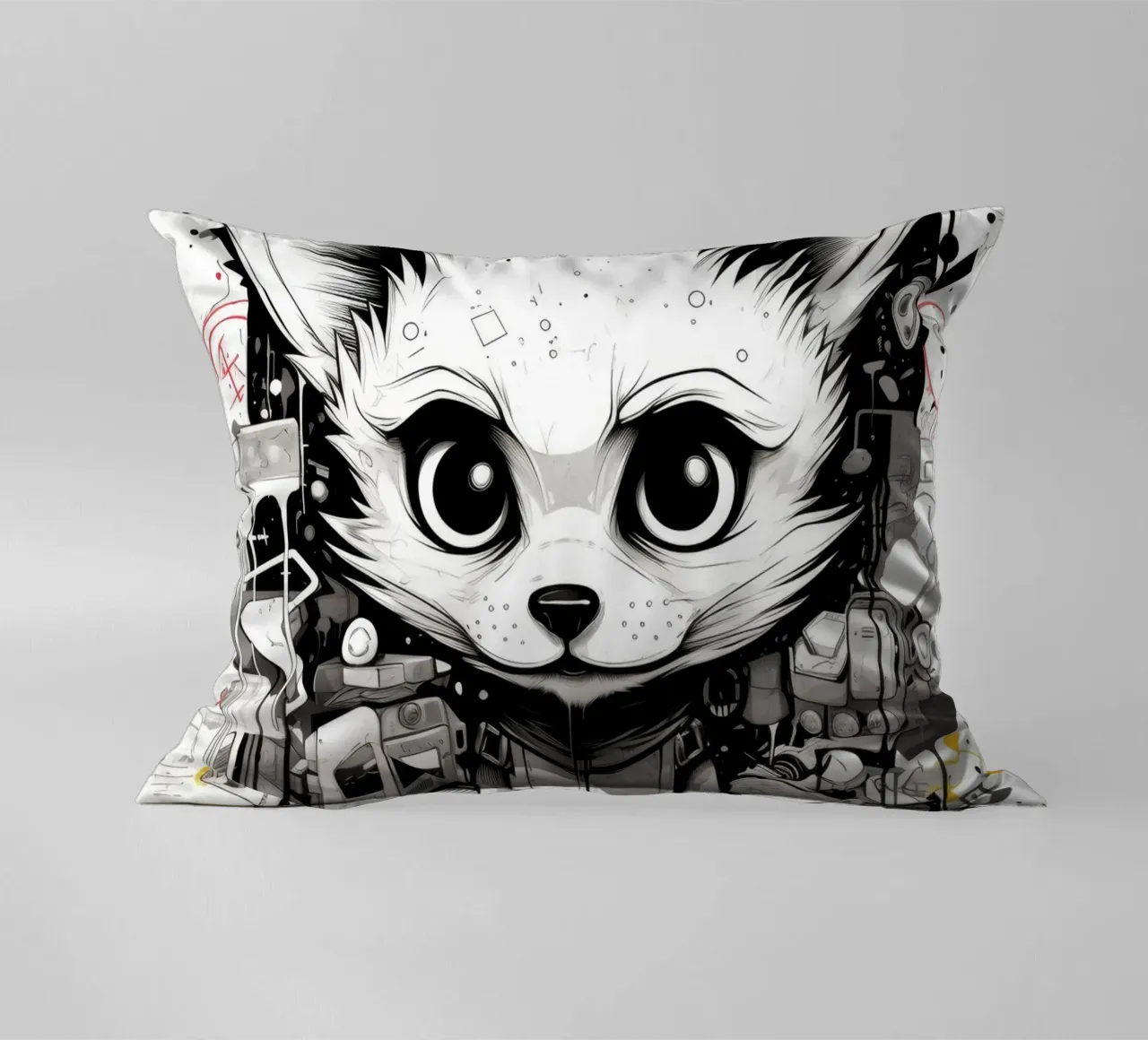 animali graffiti cuscino da Art Digital Visuel