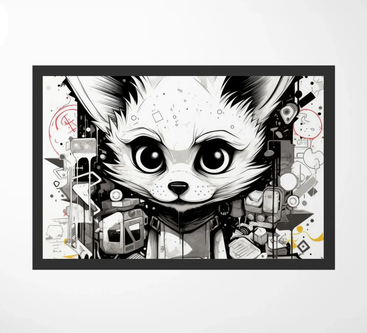 animali graffiti zerbino da Art Digital Visuel