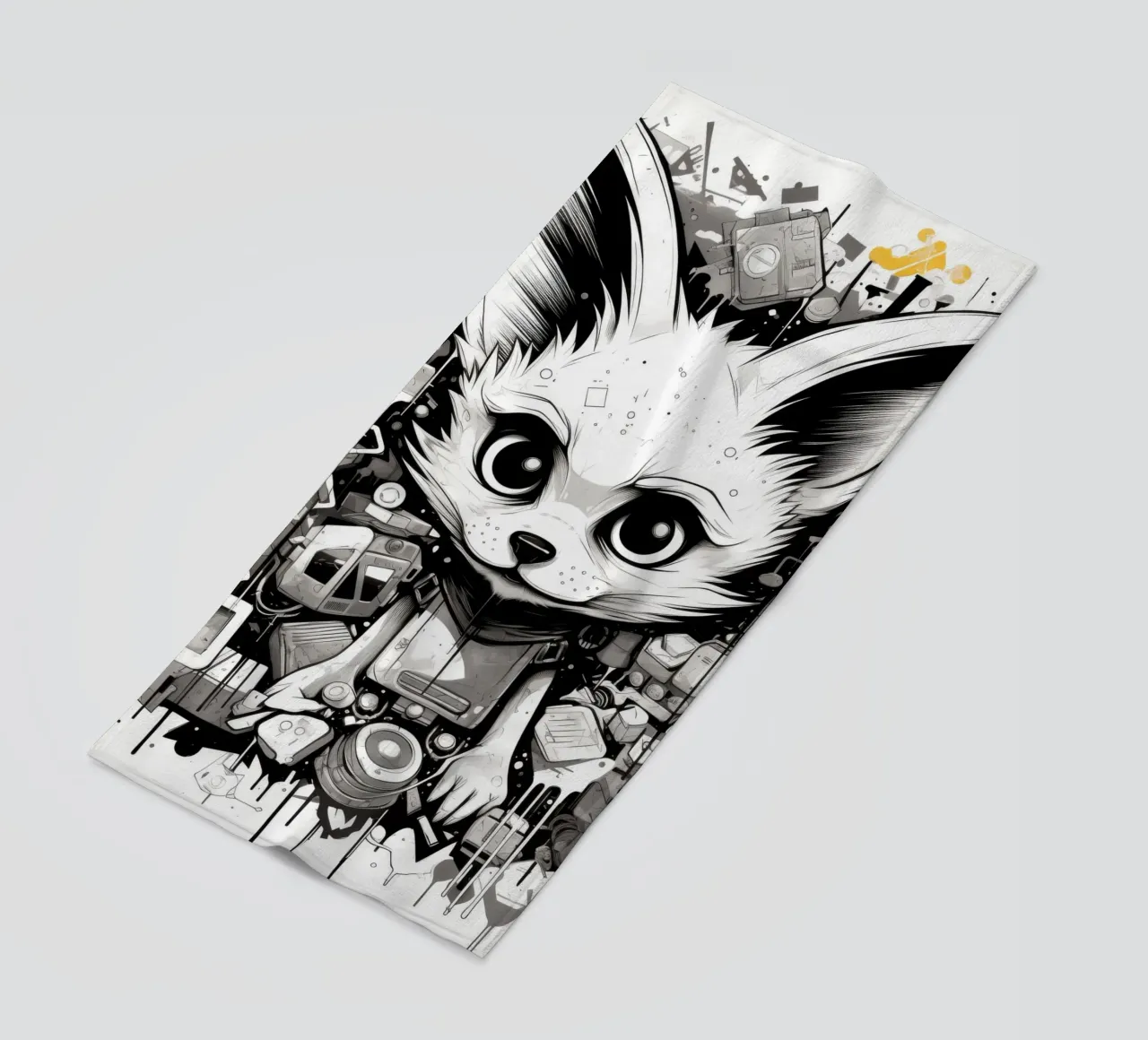 animali graffiti telo mare da Art Digital Visuel