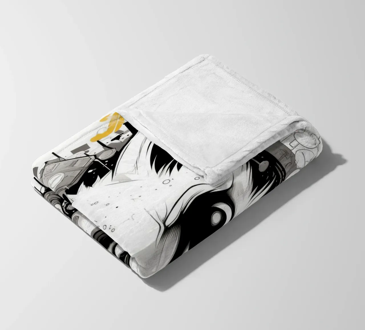 animali graffiti coperta in pile da Art Digital Visuel