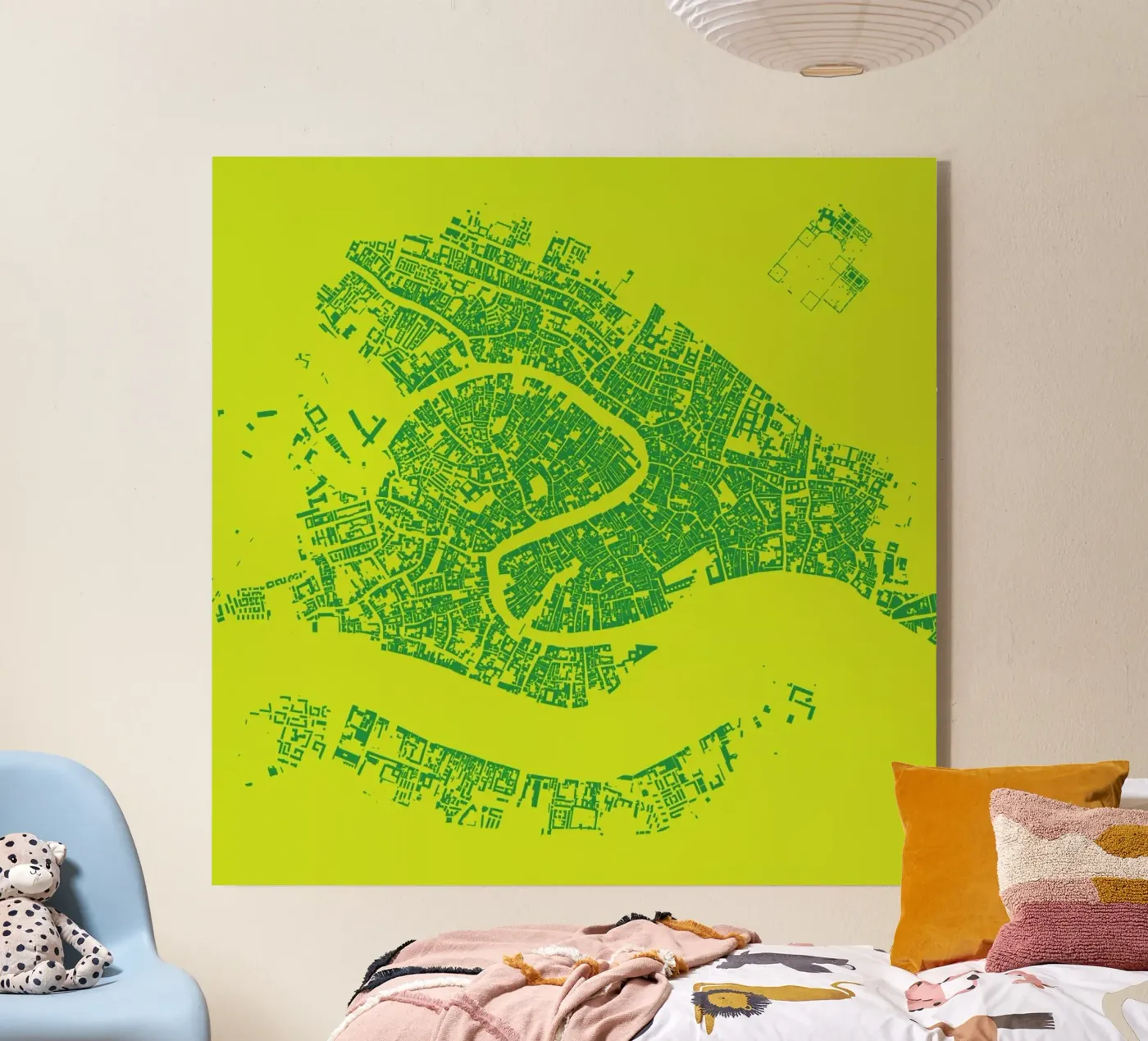 Venice Green plexiglass da Urban Maps