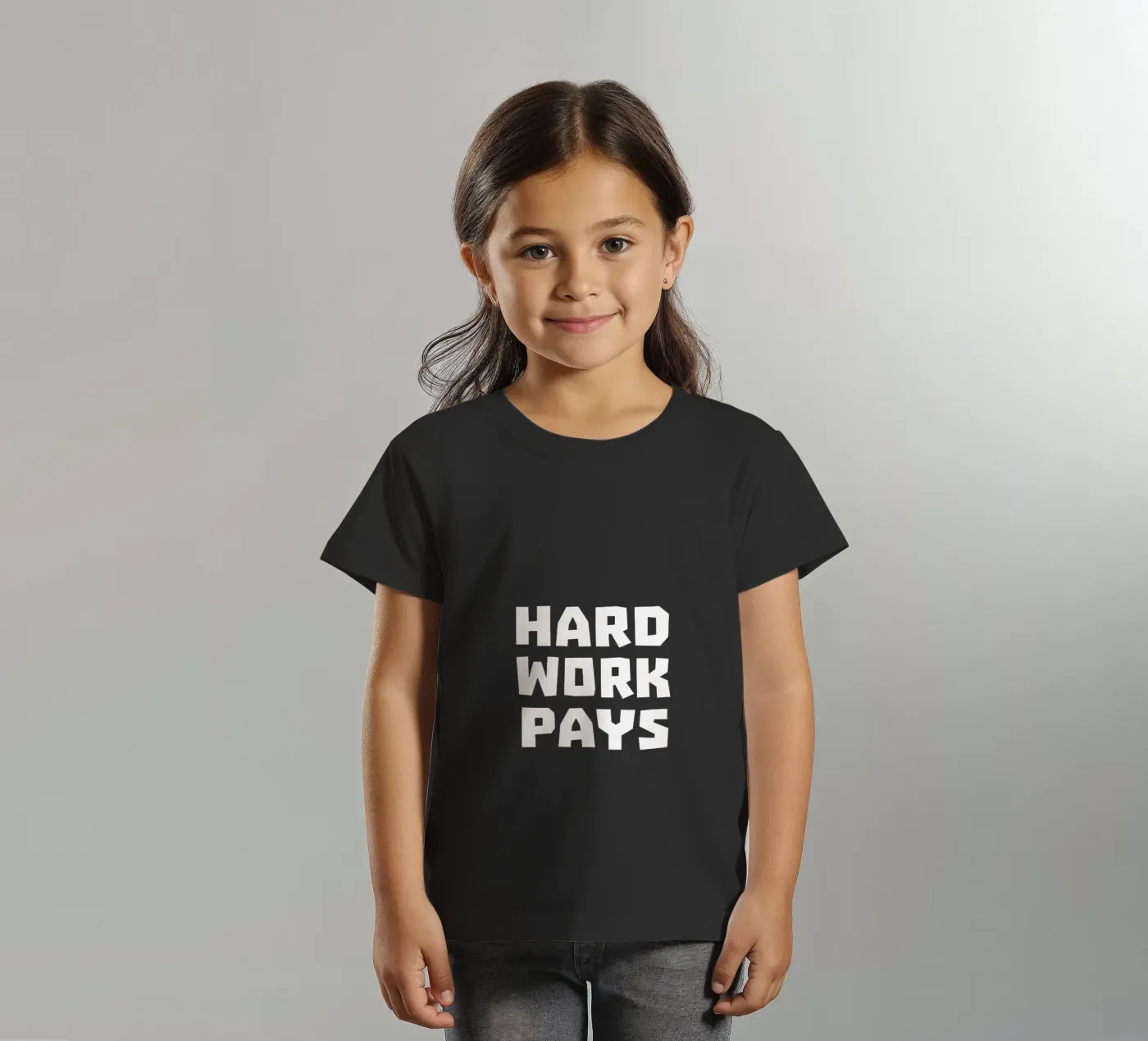 Hard work pays t-shirt bambini da happieeagle