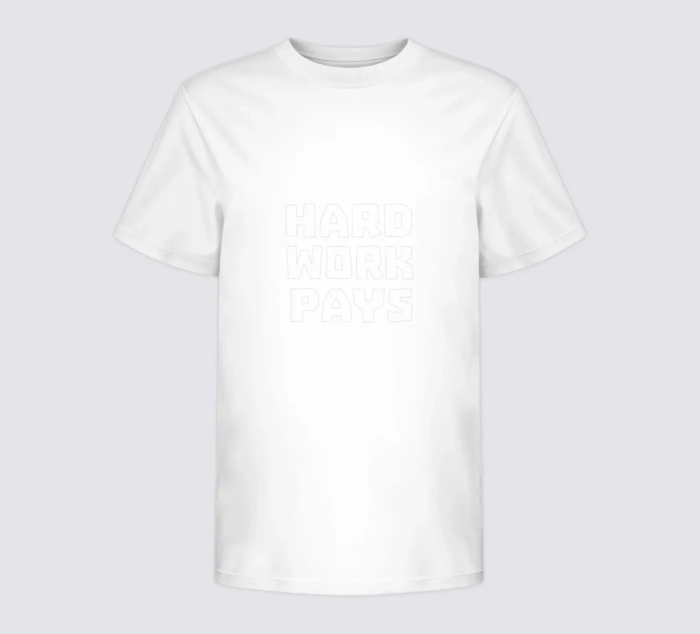 Hard work pays t-shirt bambini da happieeagle