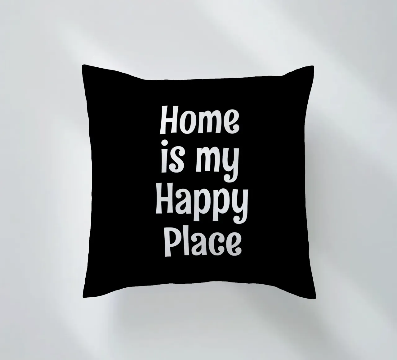 Home is my happy place cuscino da happieeagle
