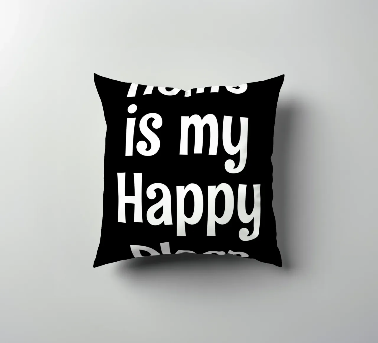 Home is my happy place cuscino da happieeagle