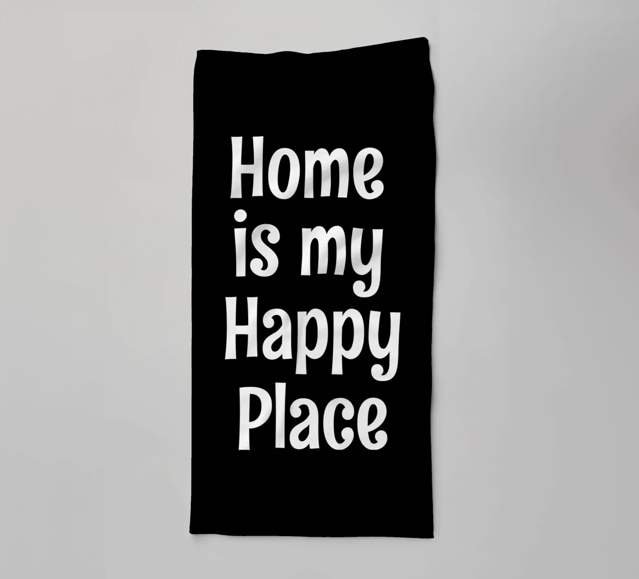 Home is my happy place asciugamano da bagno da happieeagle