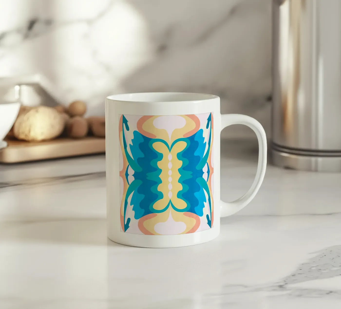 Bright Light ceramic mug by Lines Inside
