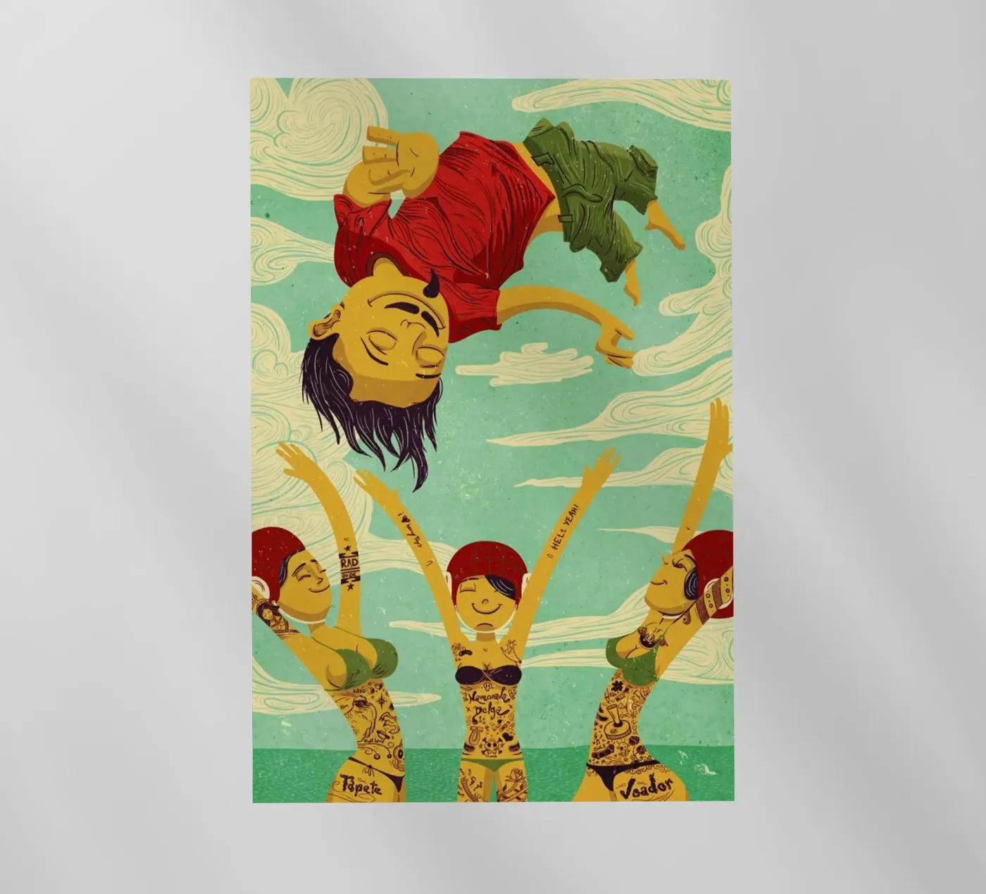 Tapete Voador pellicola backlit da Victor Beuren