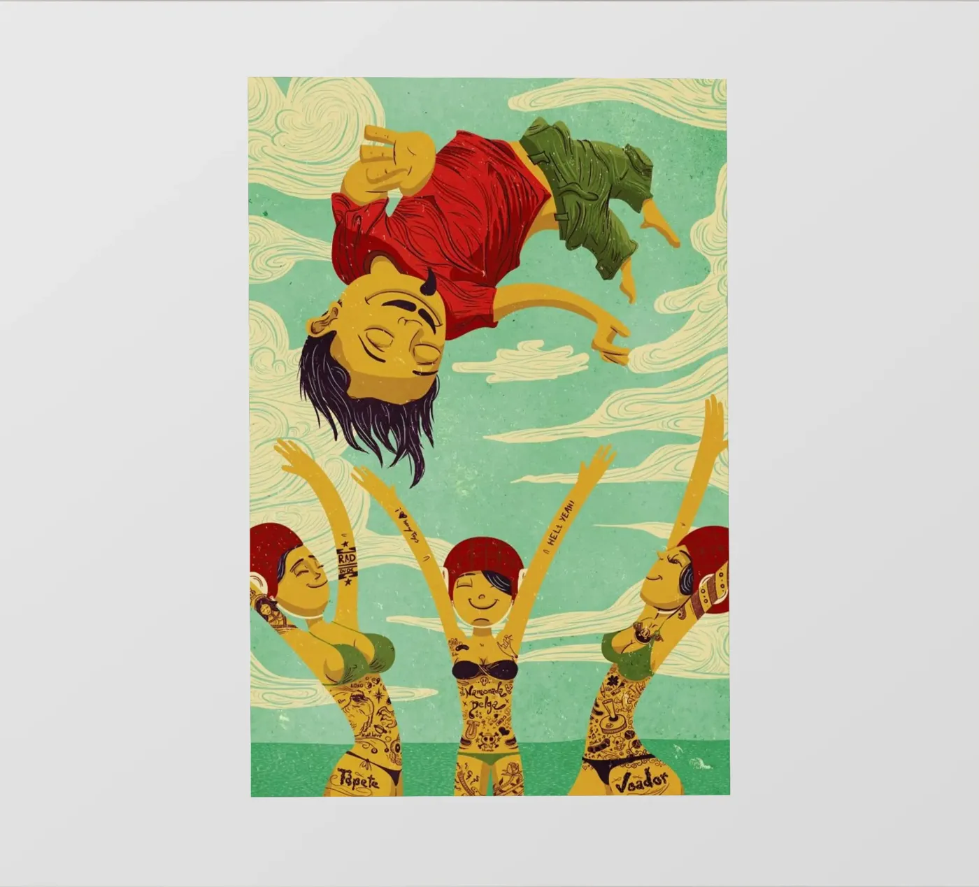 Tapete Voador pellicola backlit da Victor Beuren