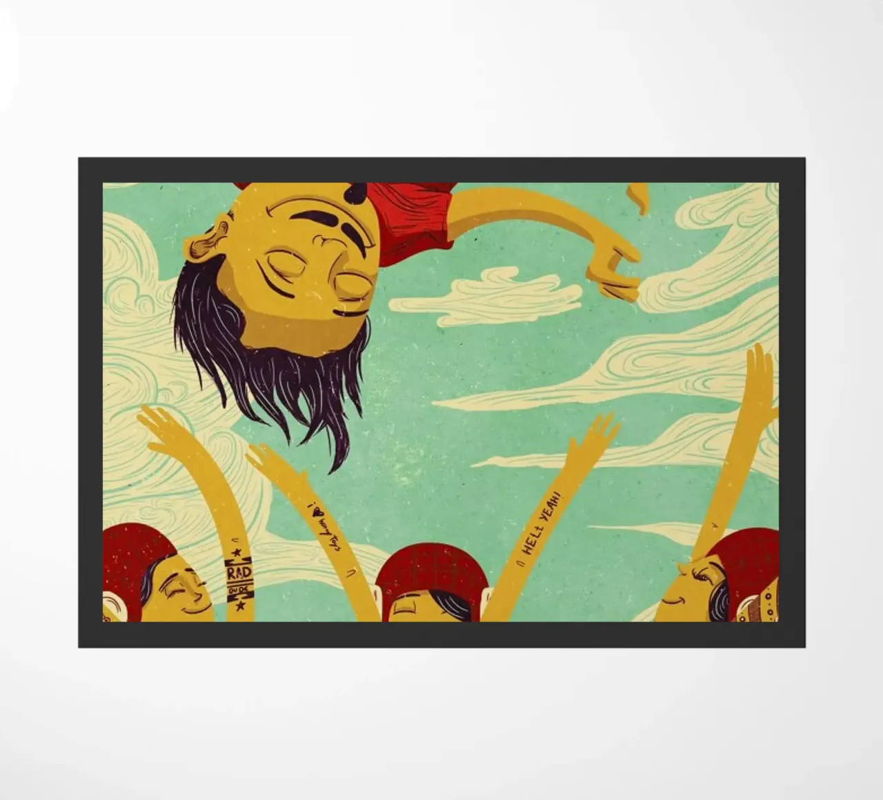 Tapete Voador doormat by Victor Beuren