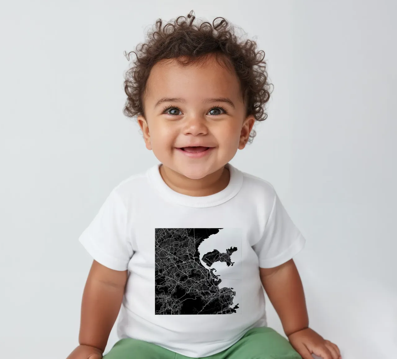 Rio Black maglietta neonato da Urban Maps