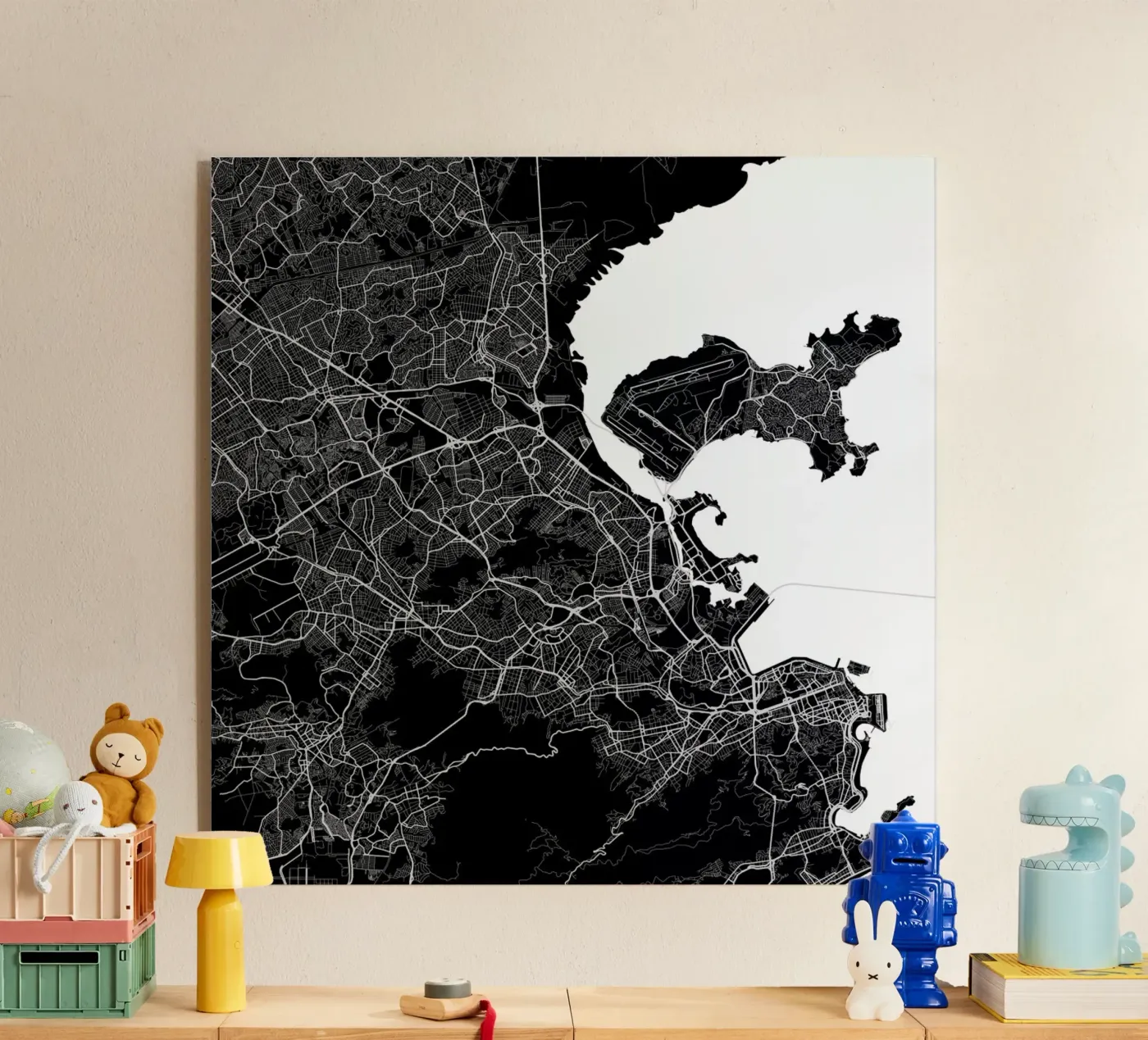 Rio Black plexiglass da Urban Maps