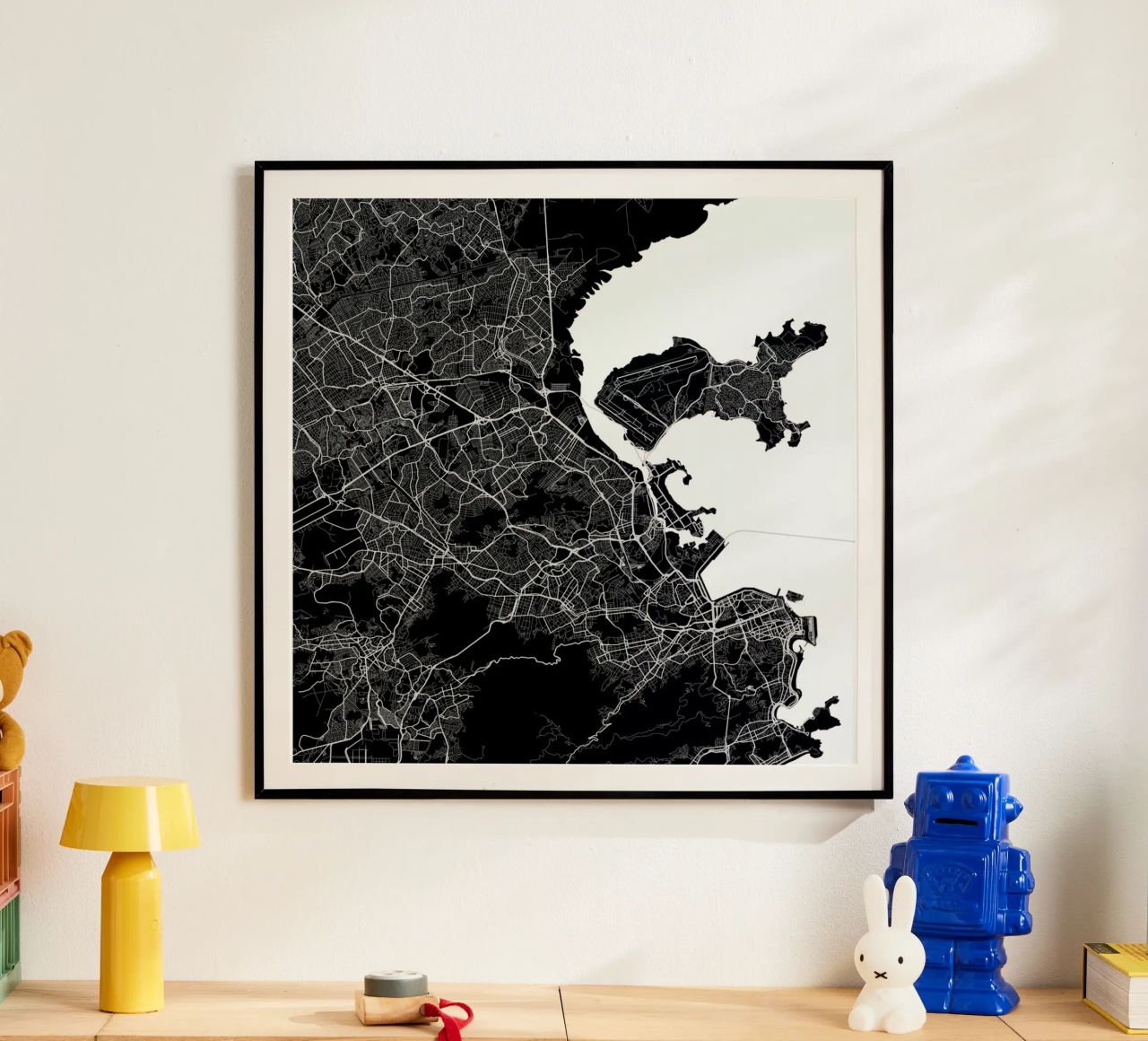 Rio Black poster by Urban Maps