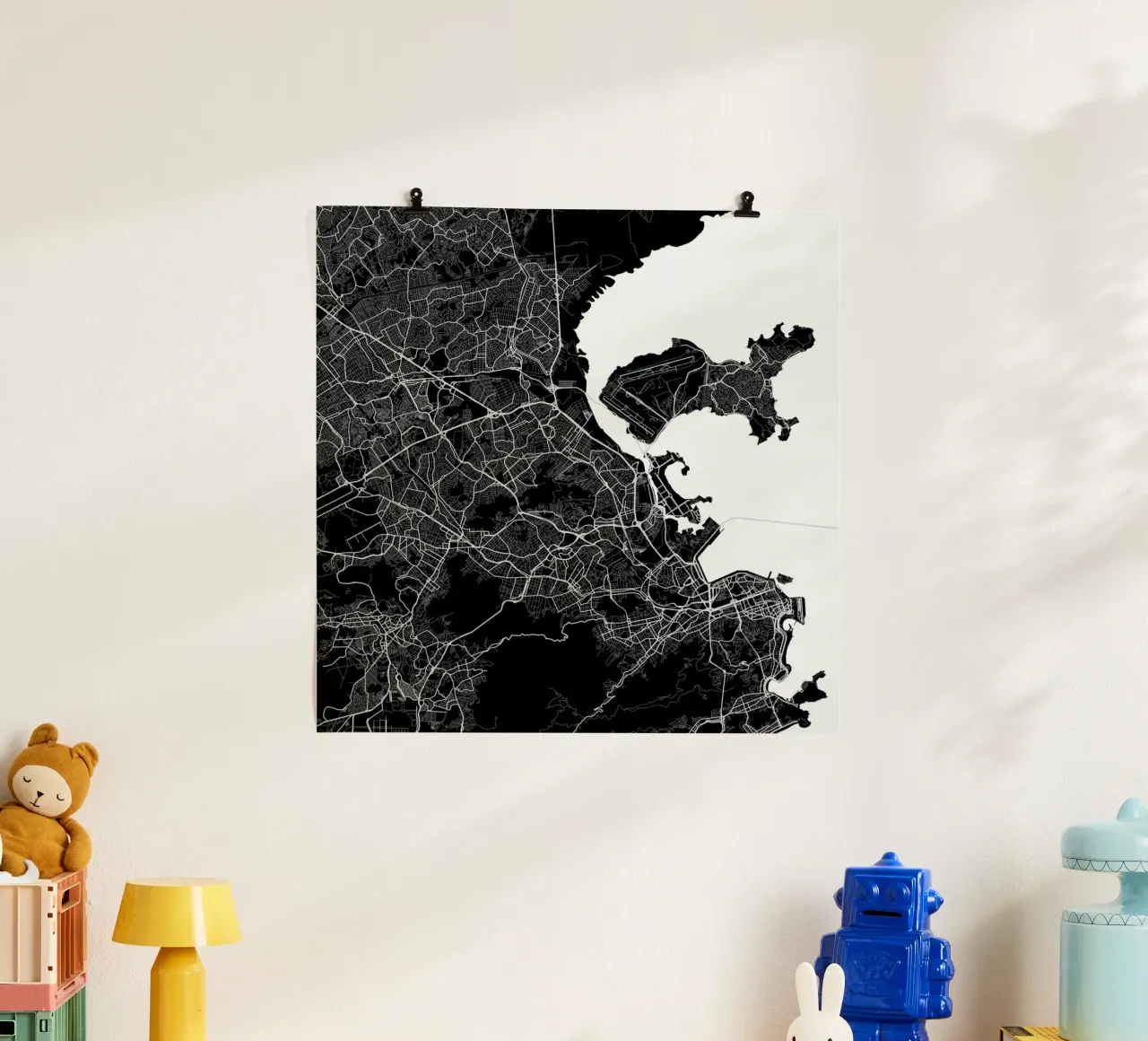 Rio Black poster da Urban Maps