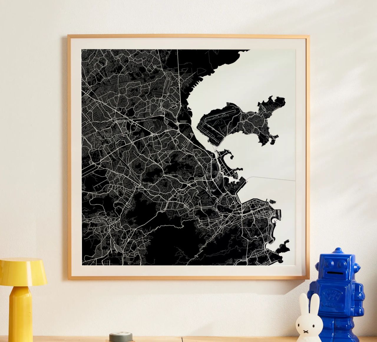 Rio Black poster by Urban Maps