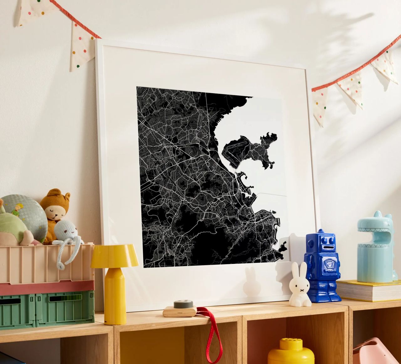 Rio Black poster by Urban Maps