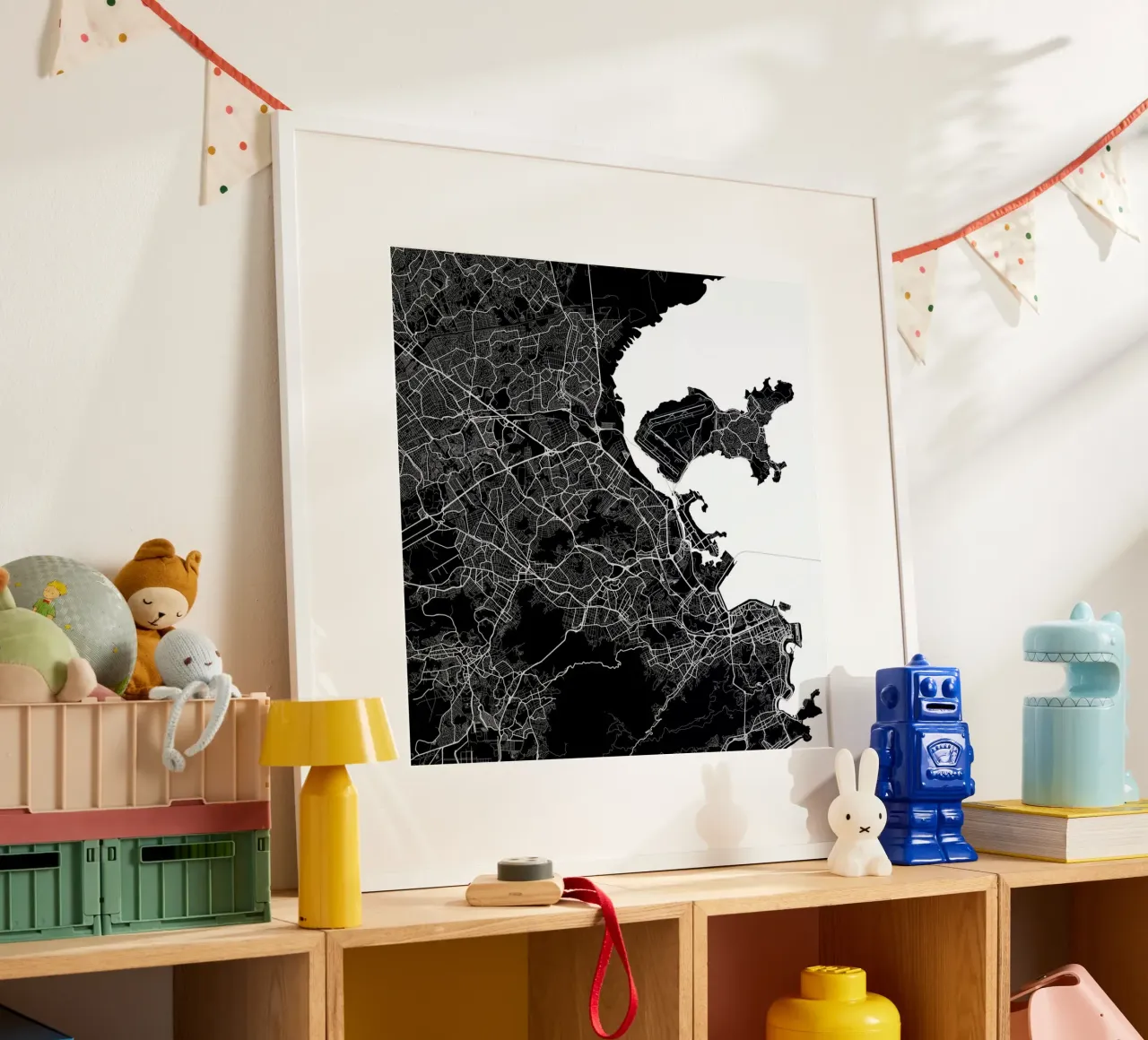 Rio Black poster da Urban Maps