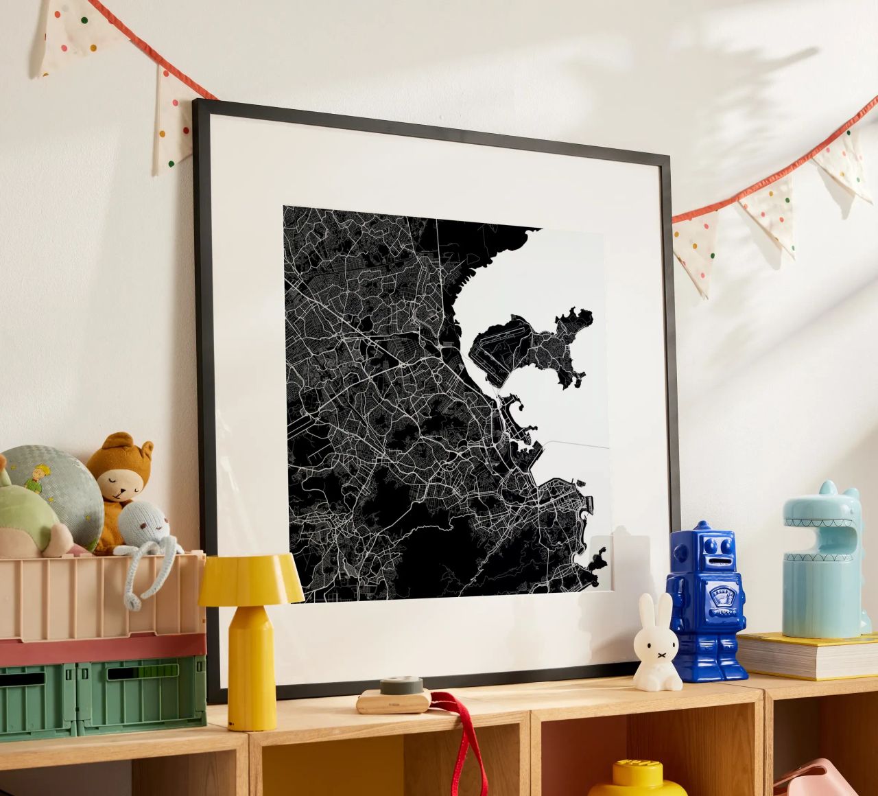 Rio Black poster by Urban Maps