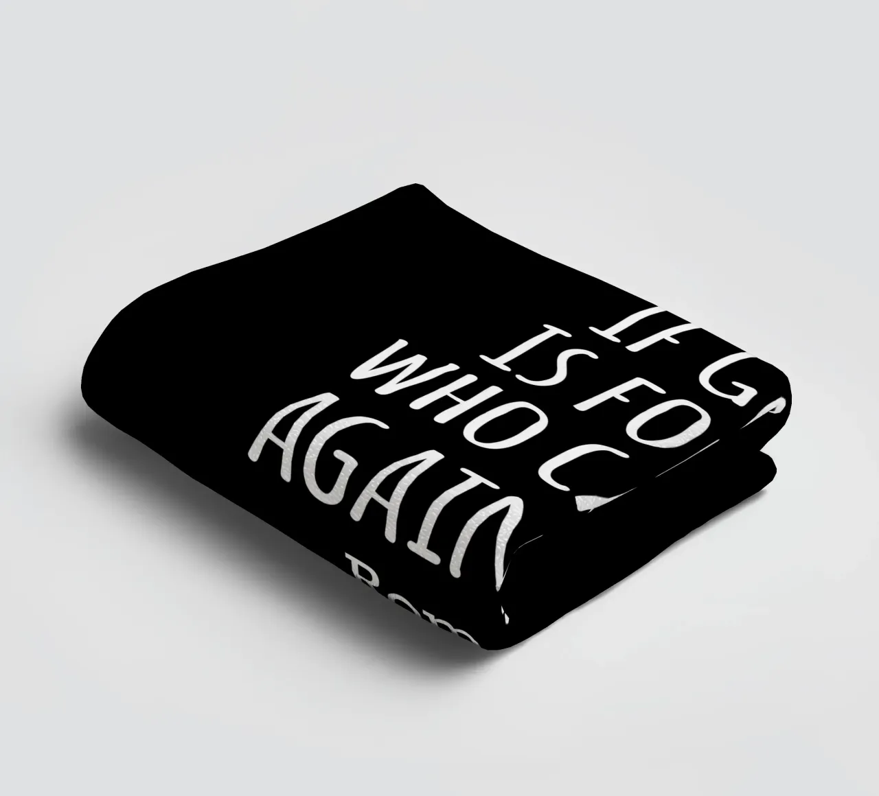 If God is for us, Who can be against us Romans 8 31 asciugamano da bagno da happieeagle