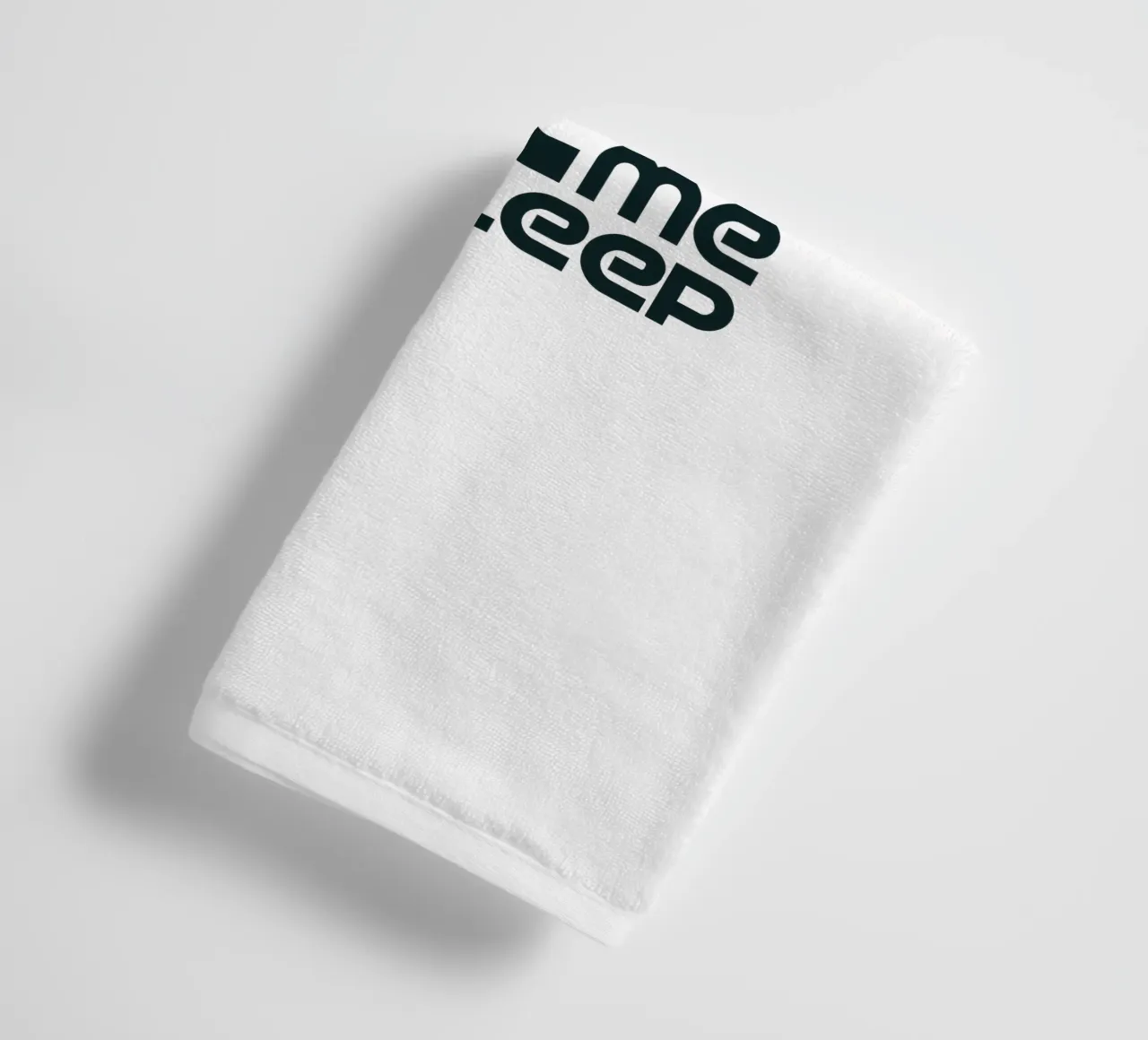 Left Me Sleep Simple Minimalist Typography towel by YV TYPOGRAPHY