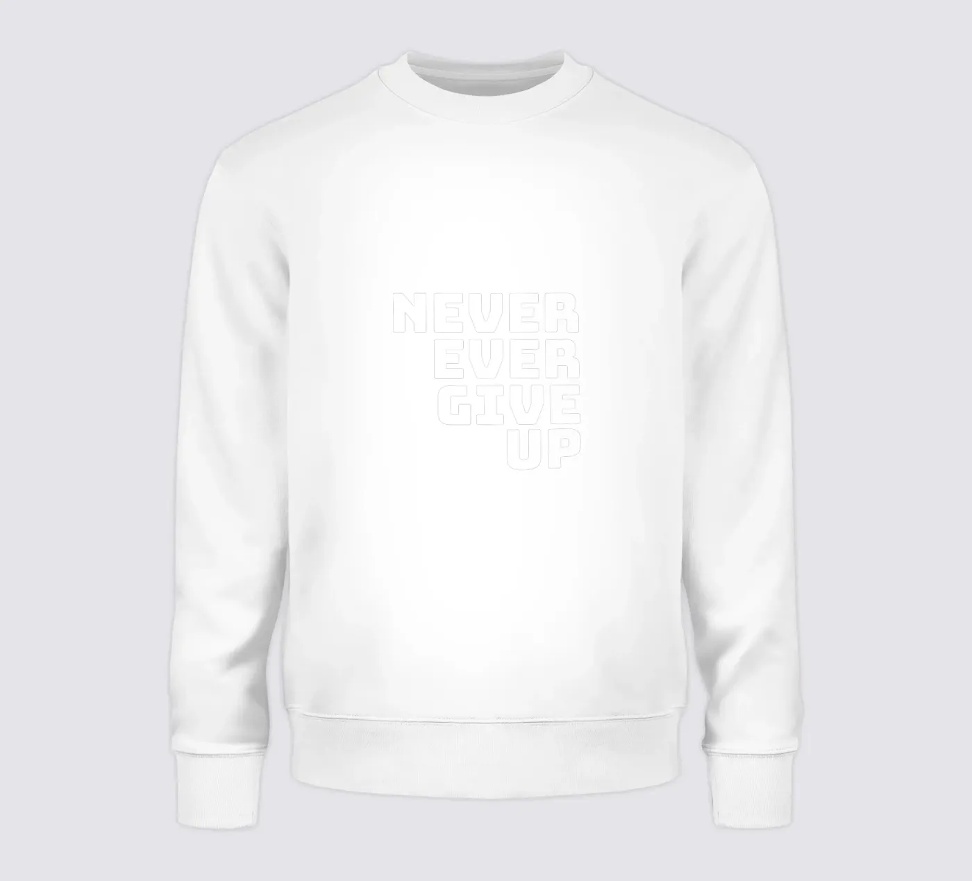 Never ever give up felpa da happieeagle