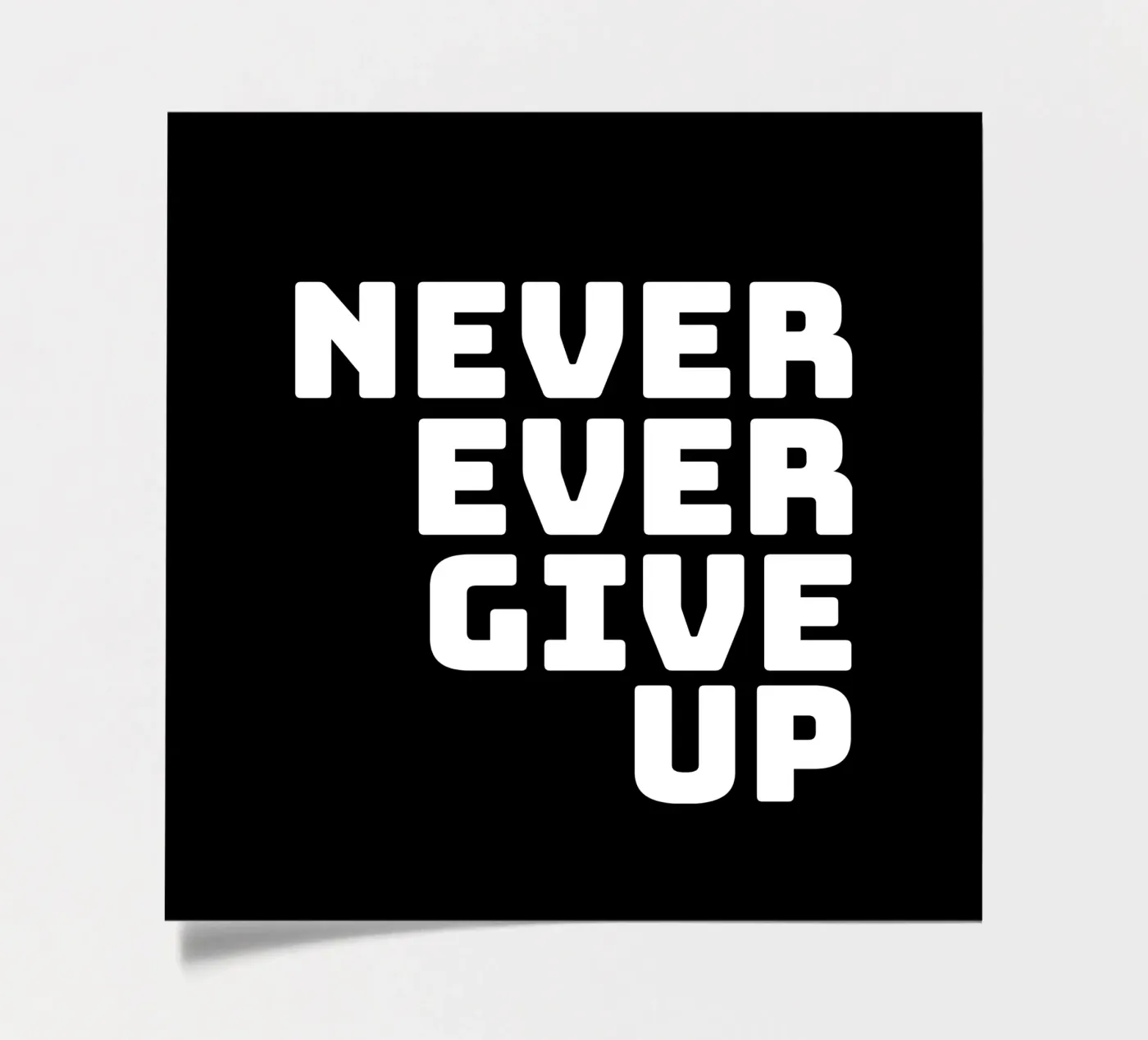 Never ever give up sticker sheet by happieeagle
