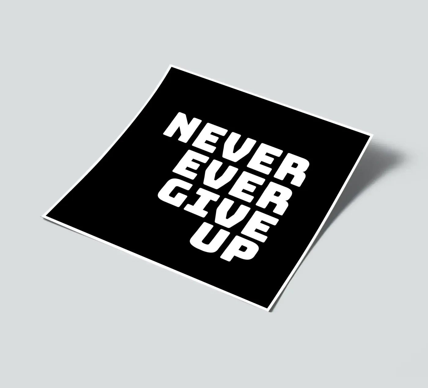 Never ever give up sticker sheet by happieeagle