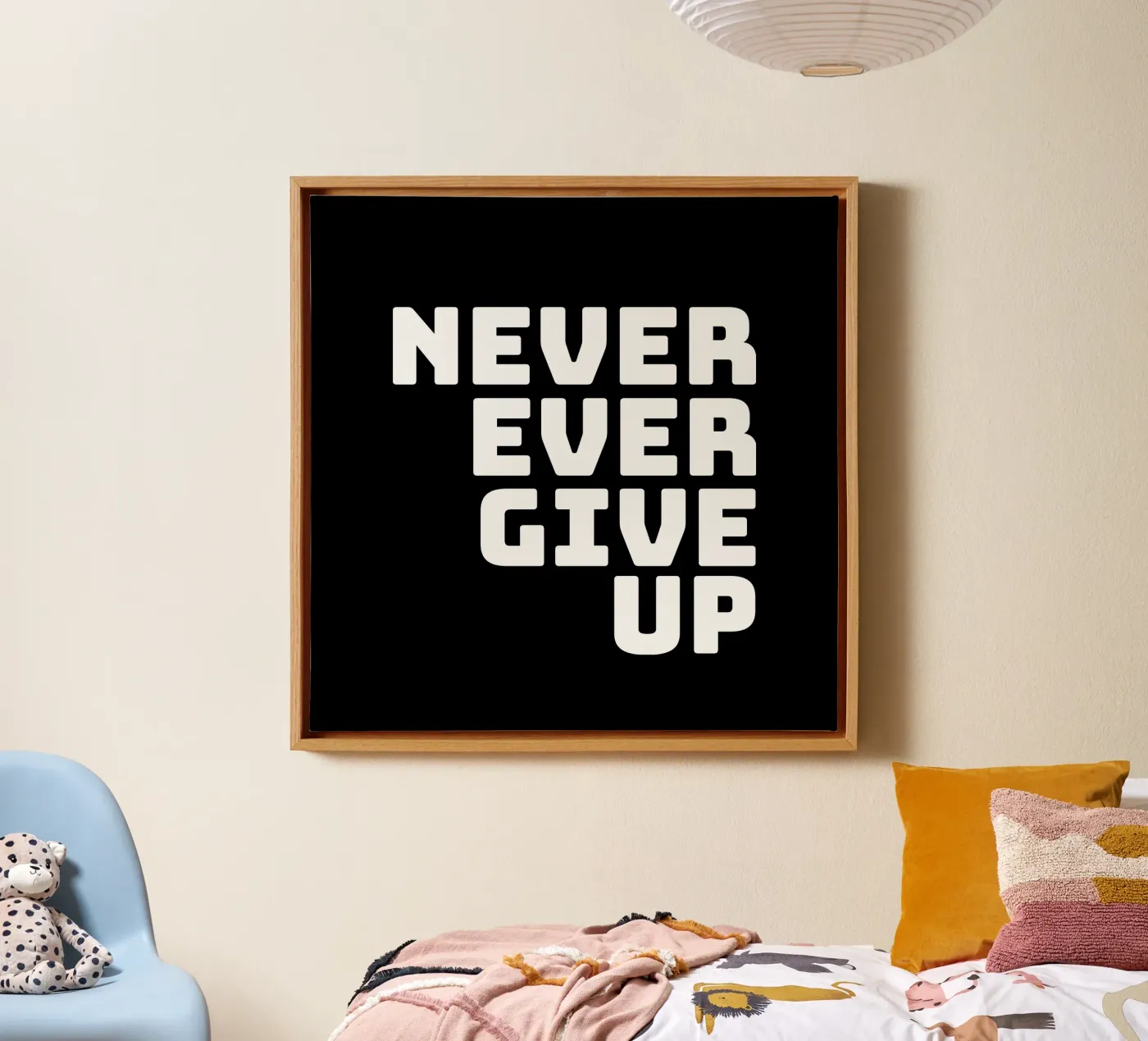 Never ever give up tela da happieeagle
