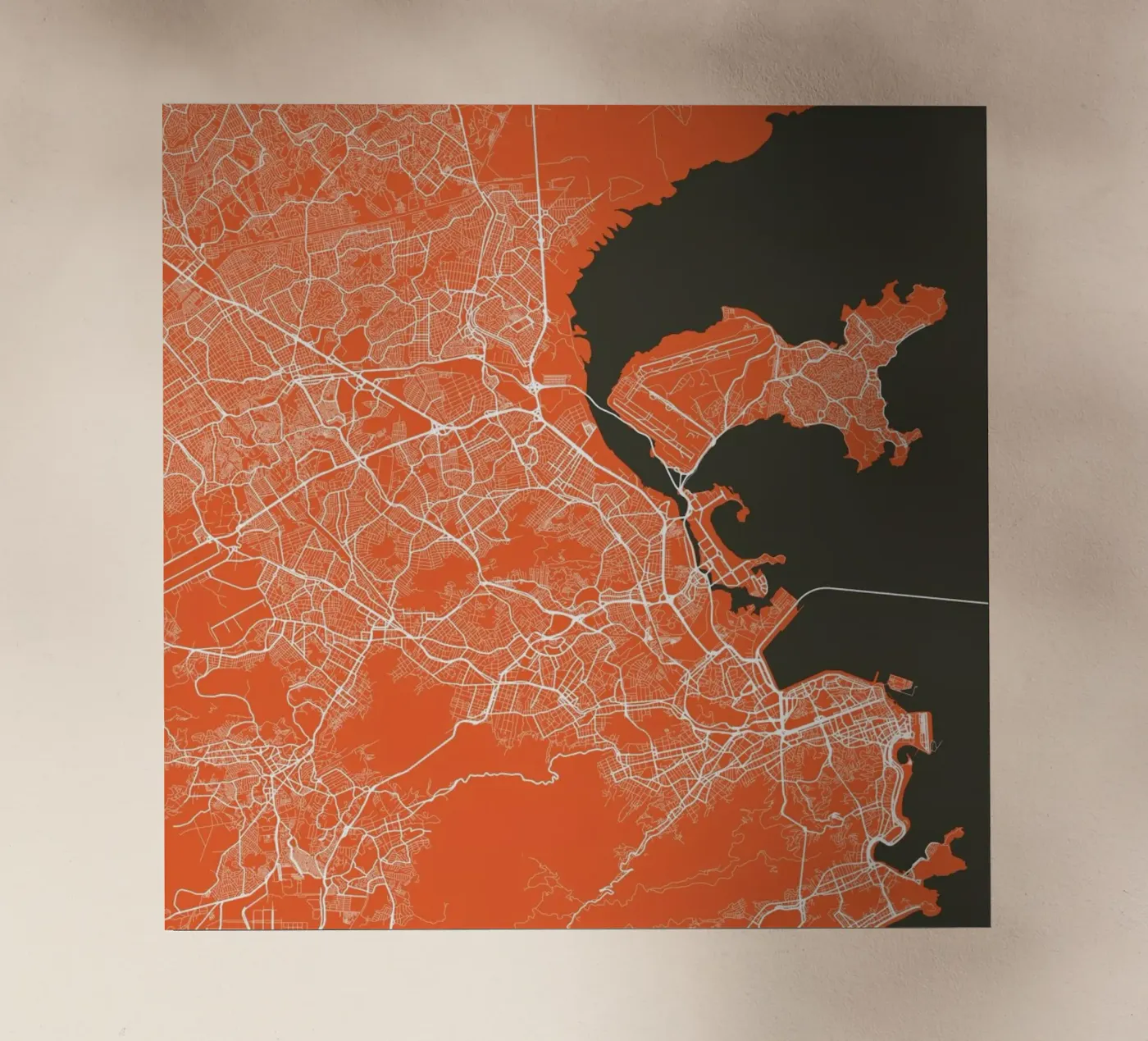 Rio Red pellicola backlit da Urban Maps