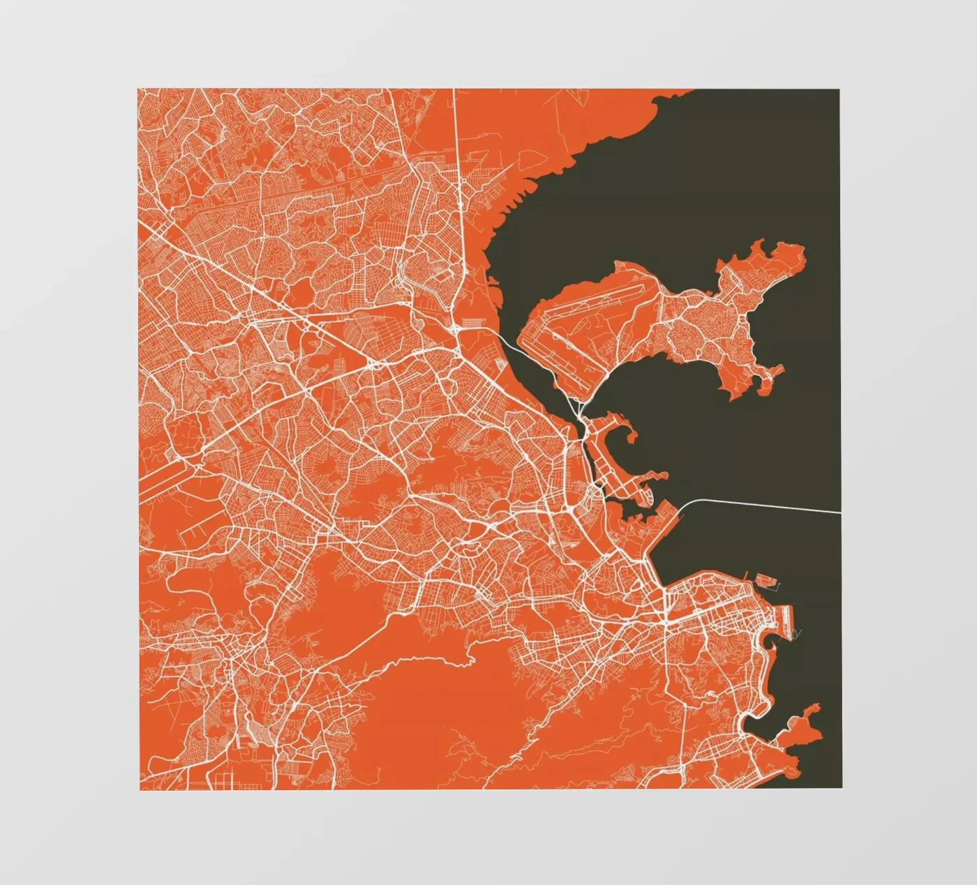 Rio Red pellicola backlit da Urban Maps