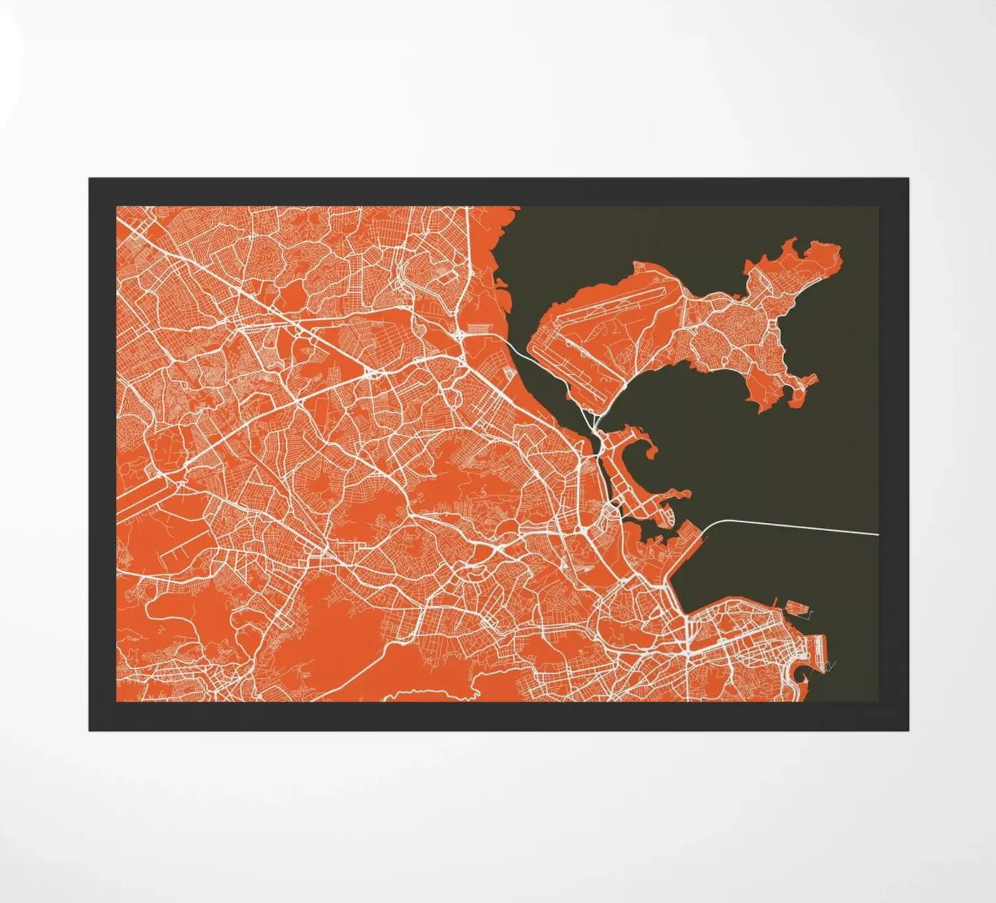 Rio Red doormat by Urban Maps