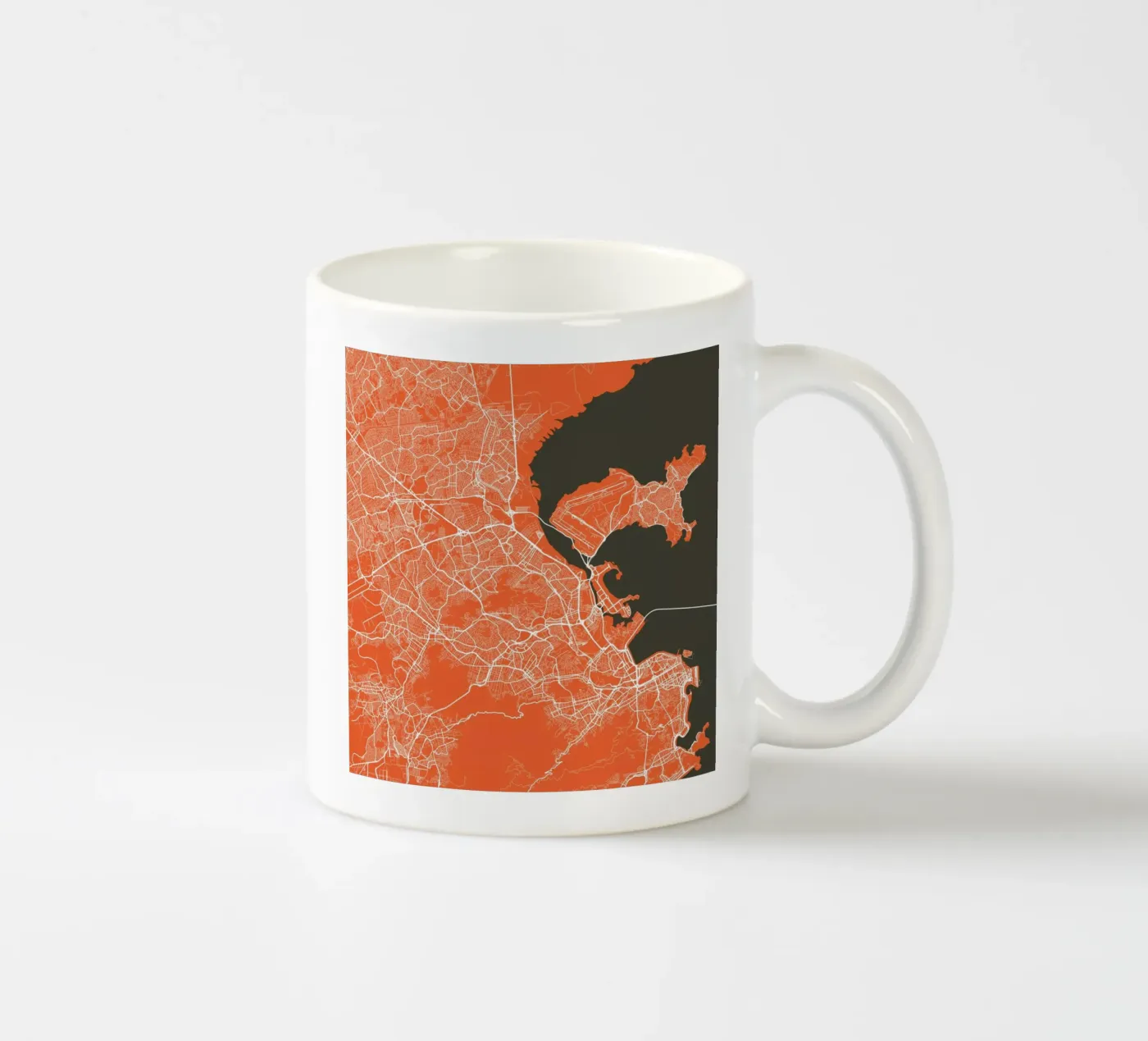 Rio Red ceramic mug by Urban Maps