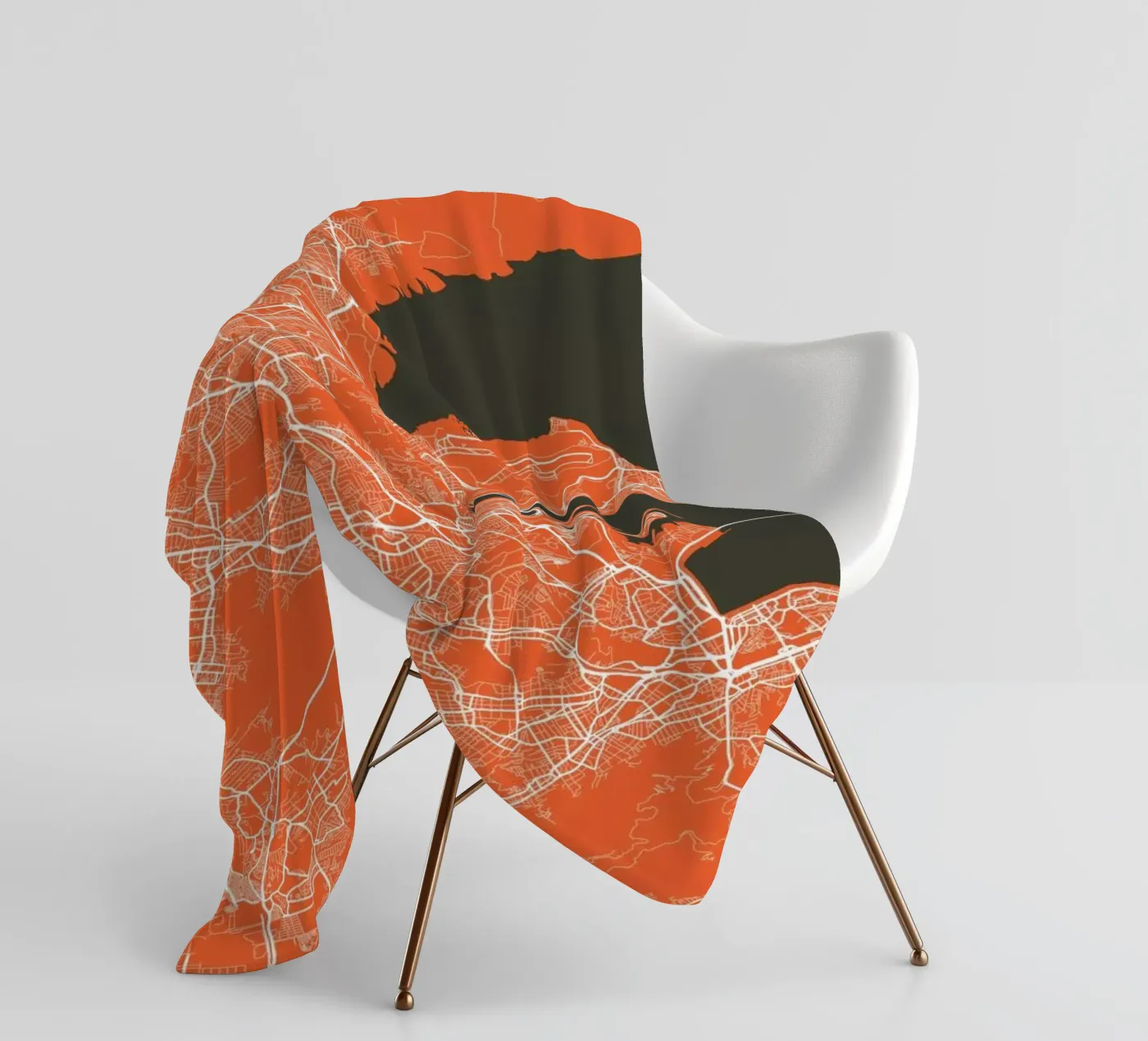 Rio Red Fleecedecke von Urban Maps